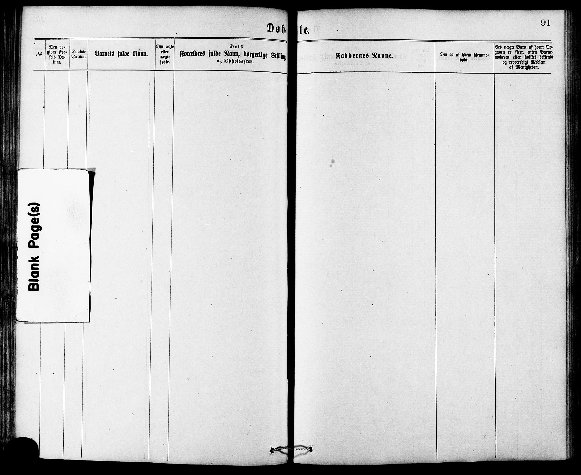 Ministerialprotokoller, klokkerbøker og fødselsregistre - Møre og Romsdal, AV/SAT-A-1454/529/L0453: Parish register (official) no. 529A03, 1872-1877, p. 91