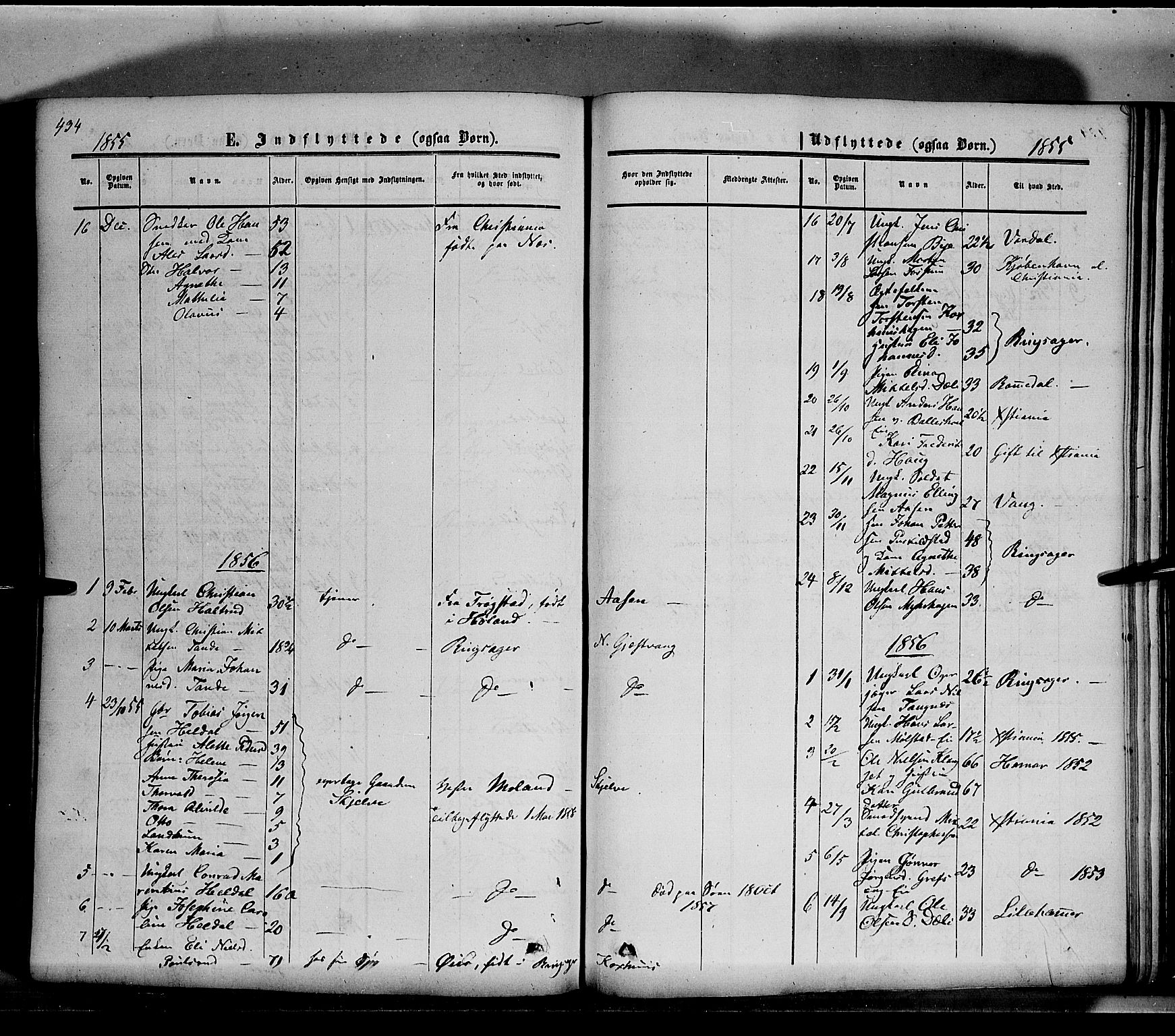 Nes prestekontor, Hedmark, AV/SAH-PREST-020/K/Ka/L0004: Parish register (official) no. 4, 1852-1886, p. 434