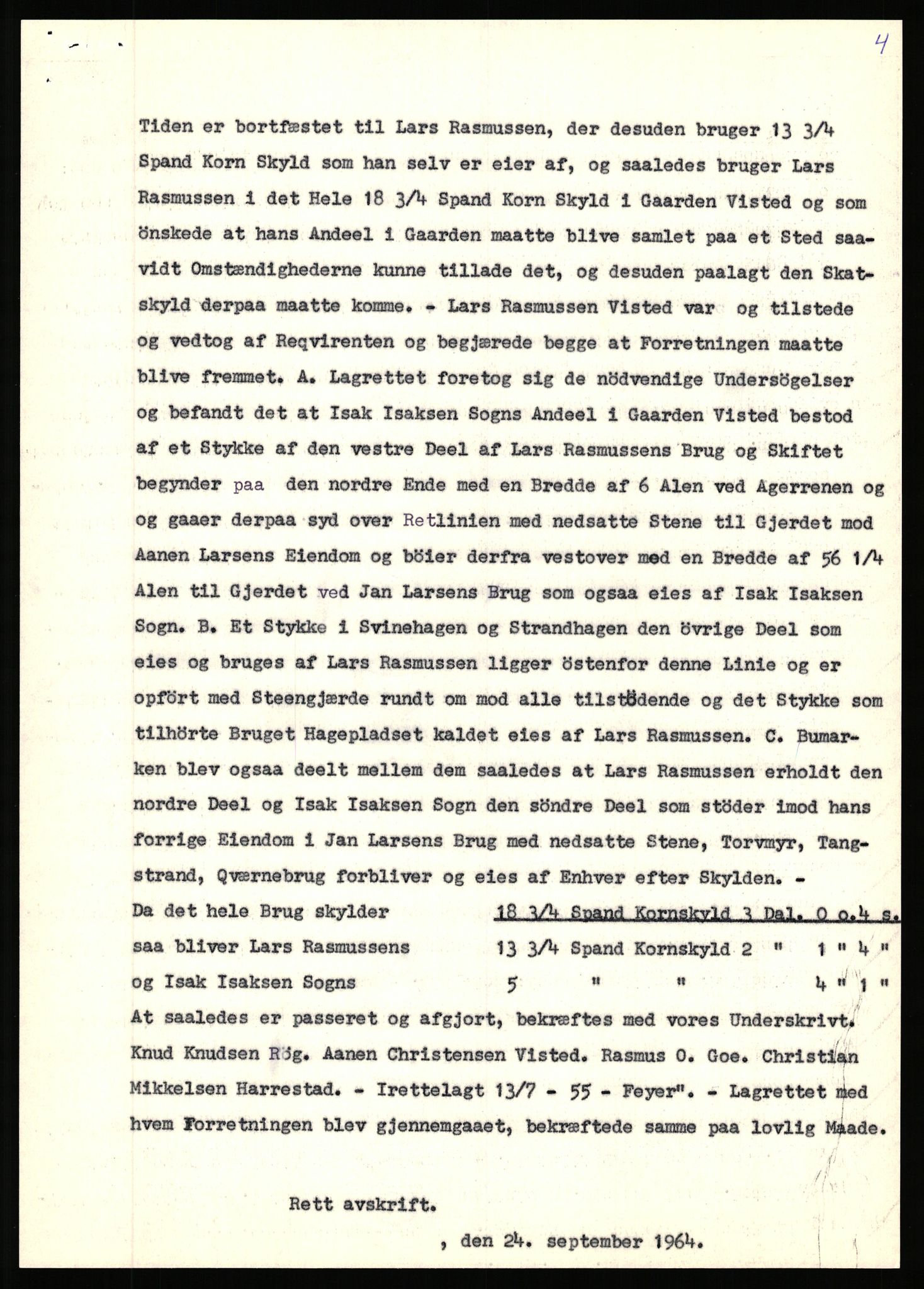 Statsarkivet i Stavanger, AV/SAST-A-101971/03/Y/Yj/L0096: Avskrifter sortert etter gårdsnavn: Vistad - Vågen søndre, 1750-1930, p. 59