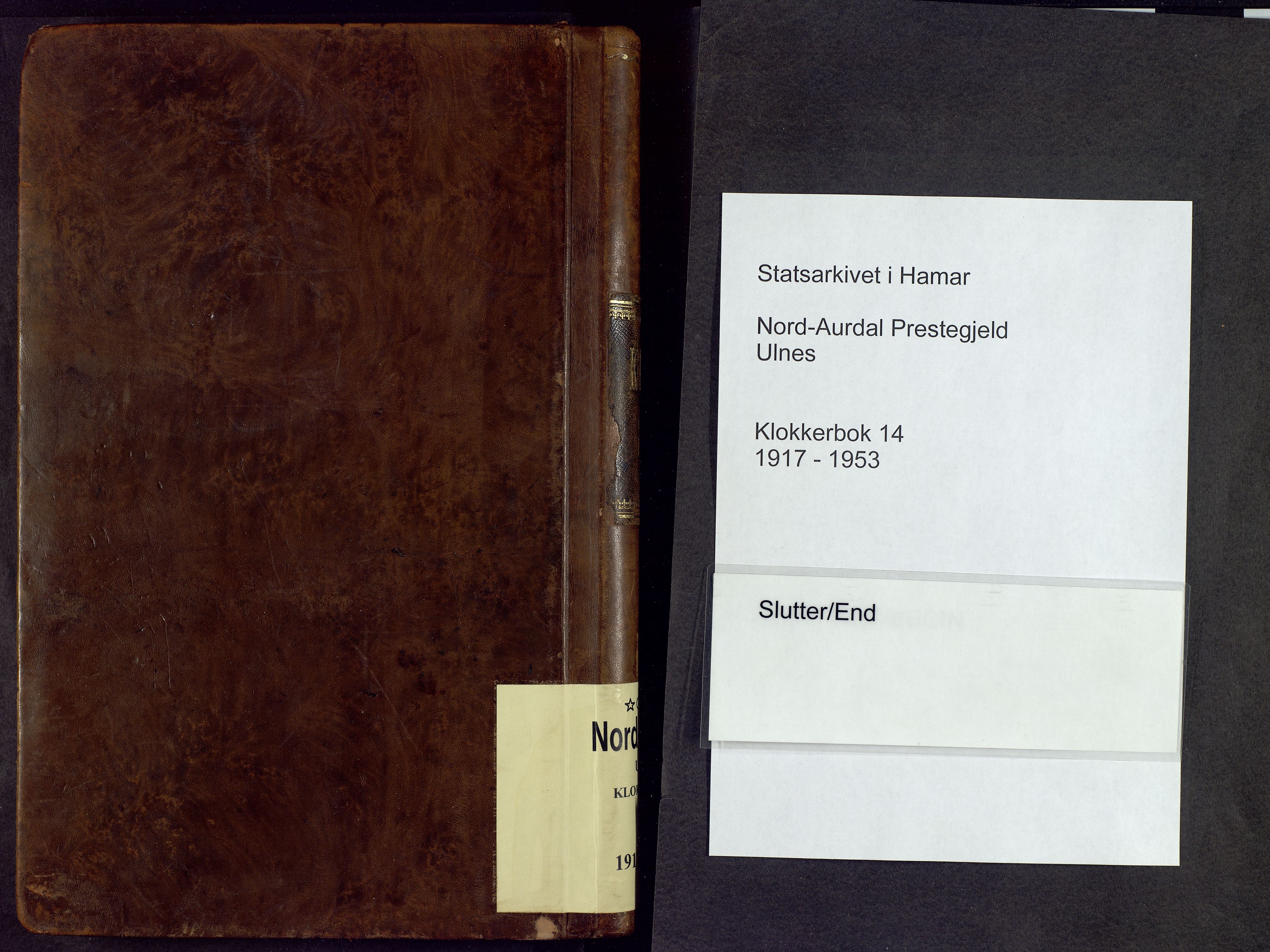 Nord-Aurdal prestekontor, AV/SAH-PREST-132/H/Ha/Hab/L0014: Parish register (copy) no. 14, 1917-1953