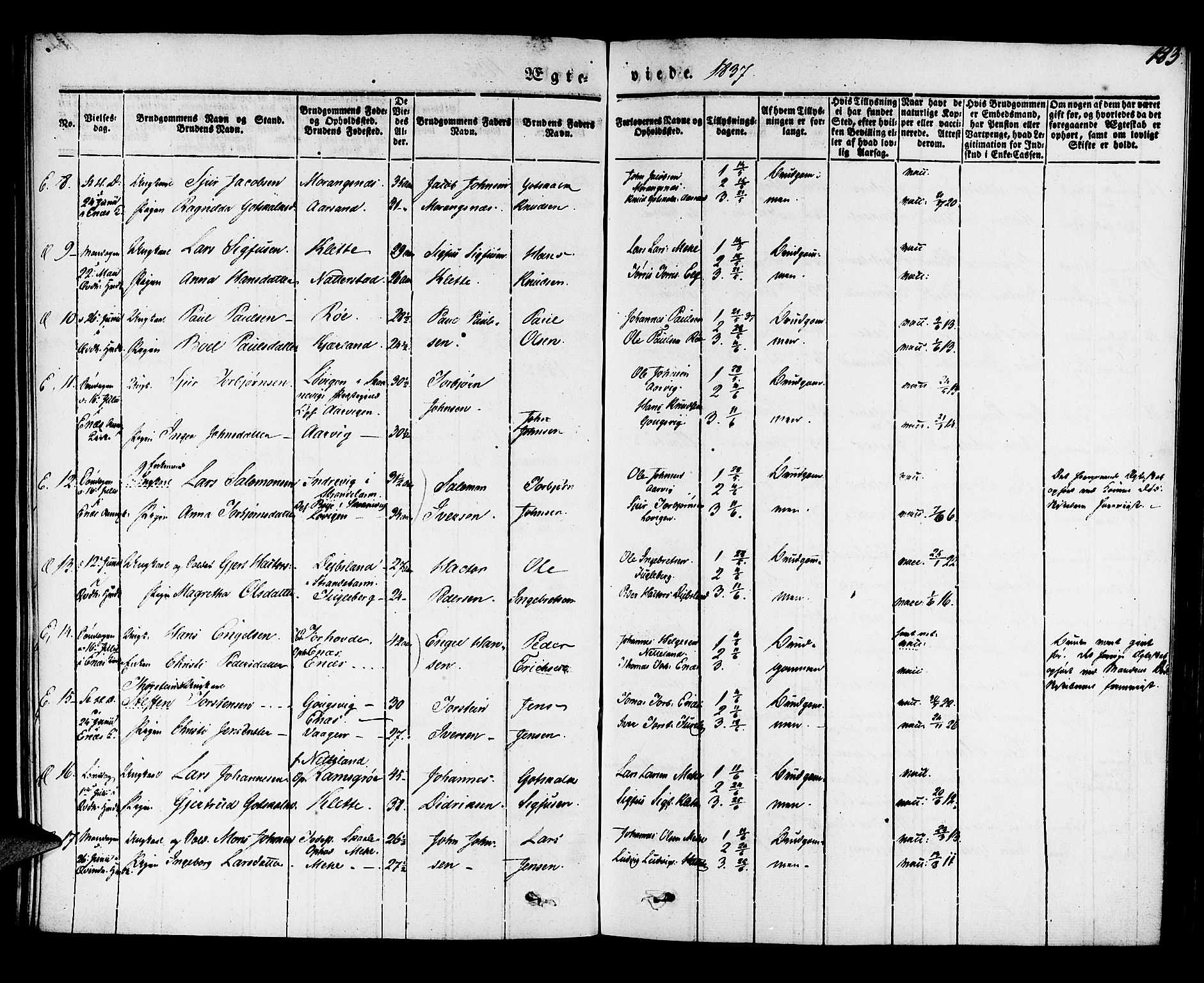 Kvinnherad sokneprestembete, SAB/A-76401/H/Haa: Parish register (official) no. A 6, 1835-1843, p. 183