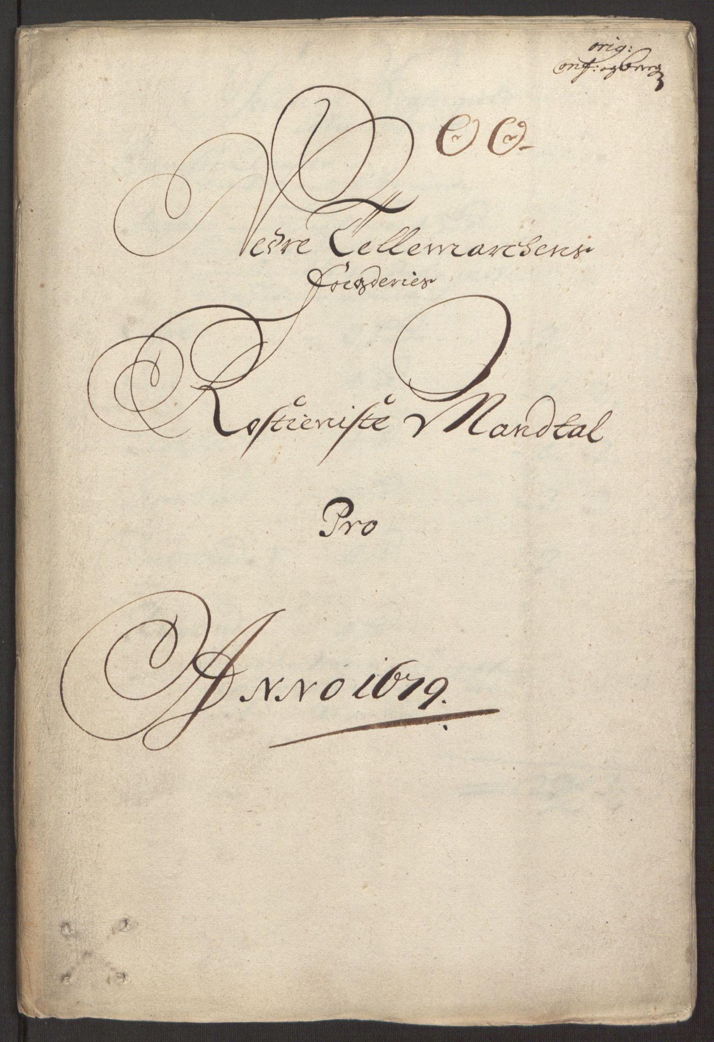Rentekammeret inntil 1814, Reviderte regnskaper, Fogderegnskap, RA/EA-4092/R35/L2072: Fogderegnskap Øvre og Nedre Telemark, 1679, p. 107