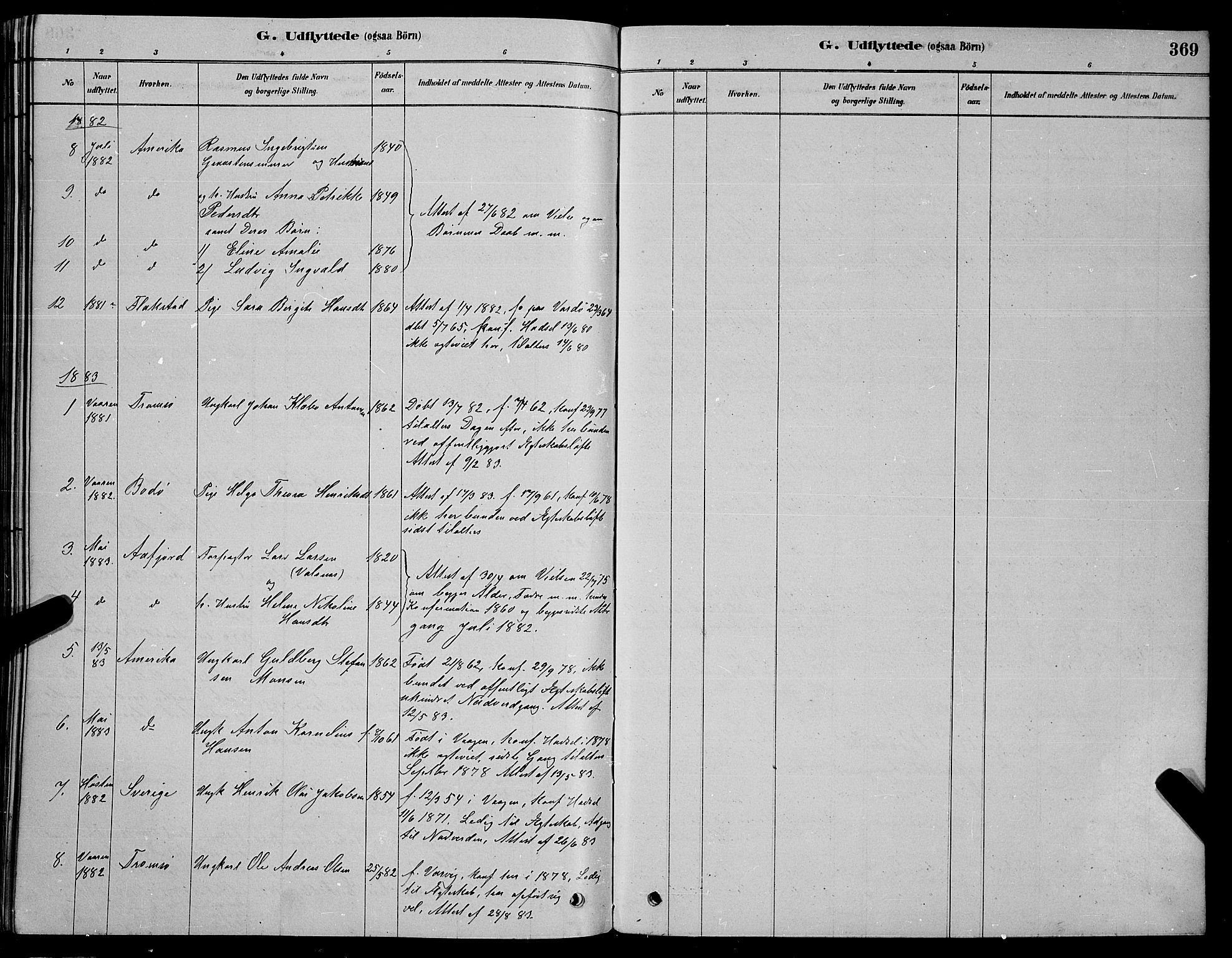 Ministerialprotokoller, klokkerbøker og fødselsregistre - Nordland, SAT/A-1459/888/L1267: Parish register (copy) no. 888C05, 1878-1890, p. 369