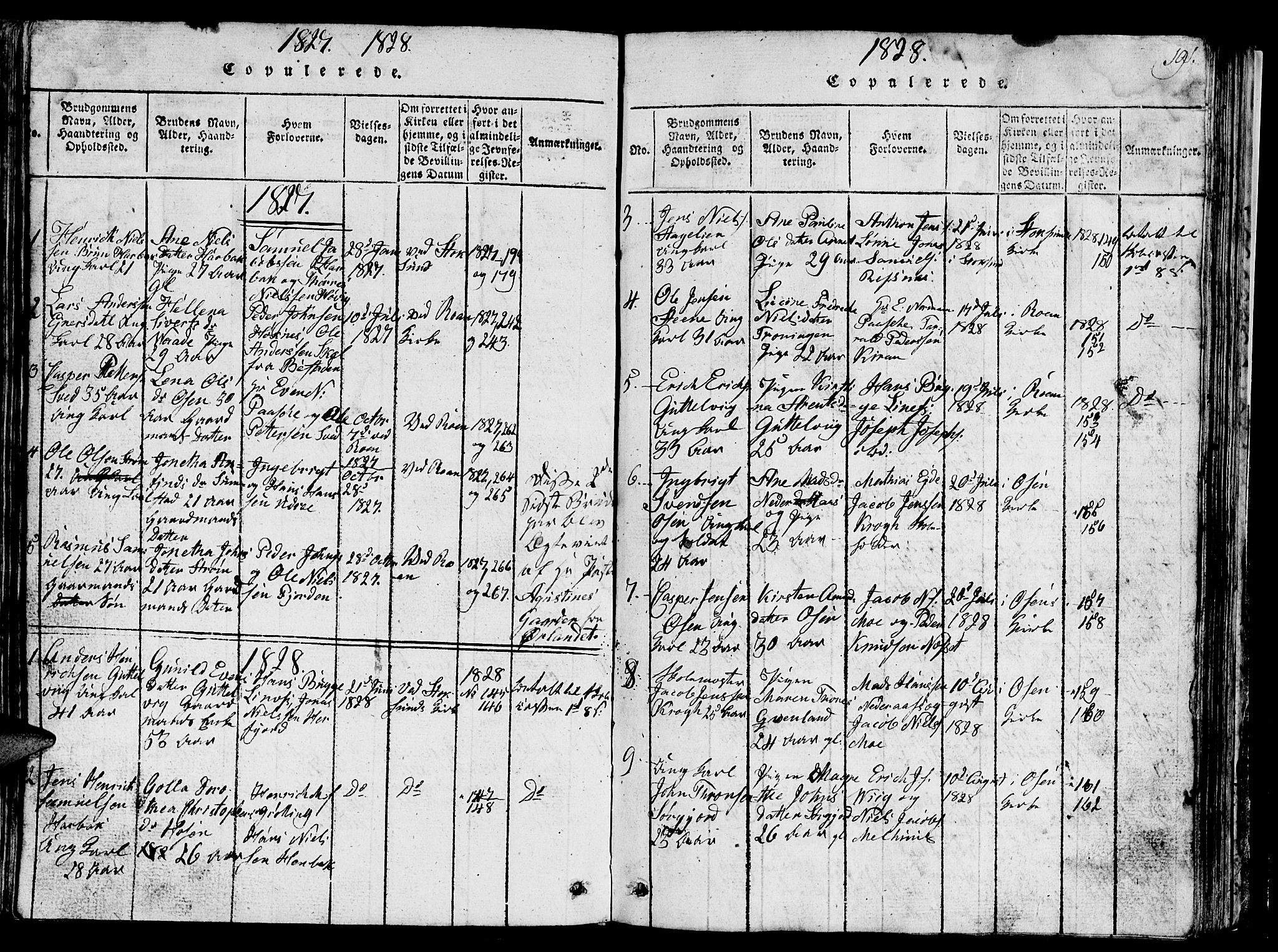Ministerialprotokoller, klokkerbøker og fødselsregistre - Sør-Trøndelag, SAT/A-1456/657/L0714: Parish register (copy) no. 657C01, 1818-1868, p. 191