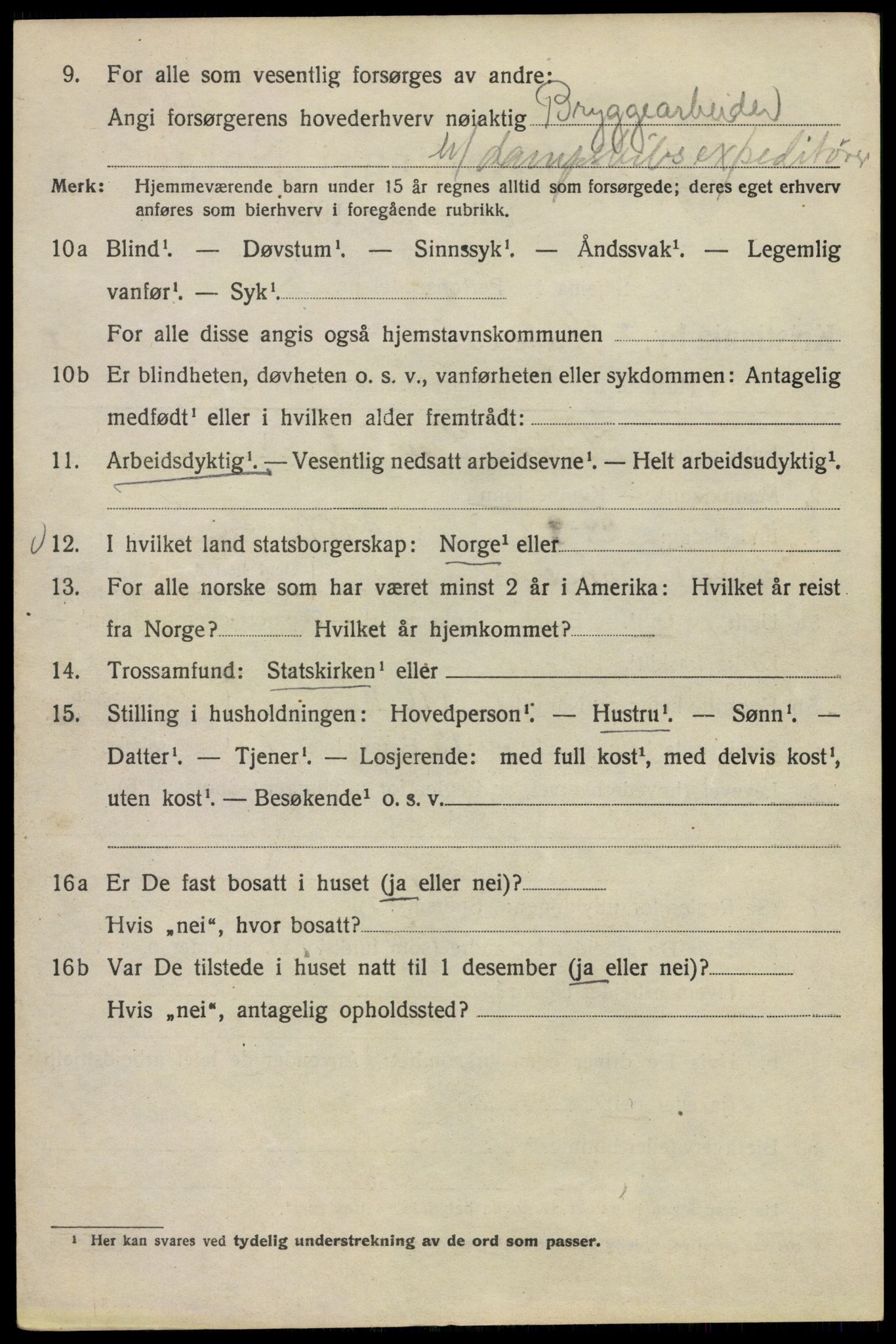 SAO, 1920 census for Kristiania, 1920, p. 266924