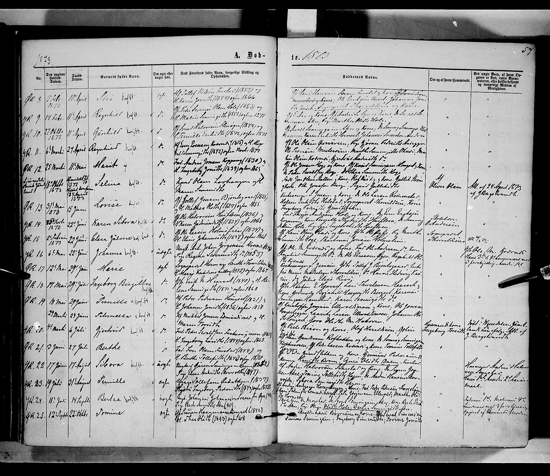 Rendalen prestekontor, AV/SAH-PREST-054/H/Ha/Haa/L0006: Parish register (official) no. 6, 1867-1877, p. 57