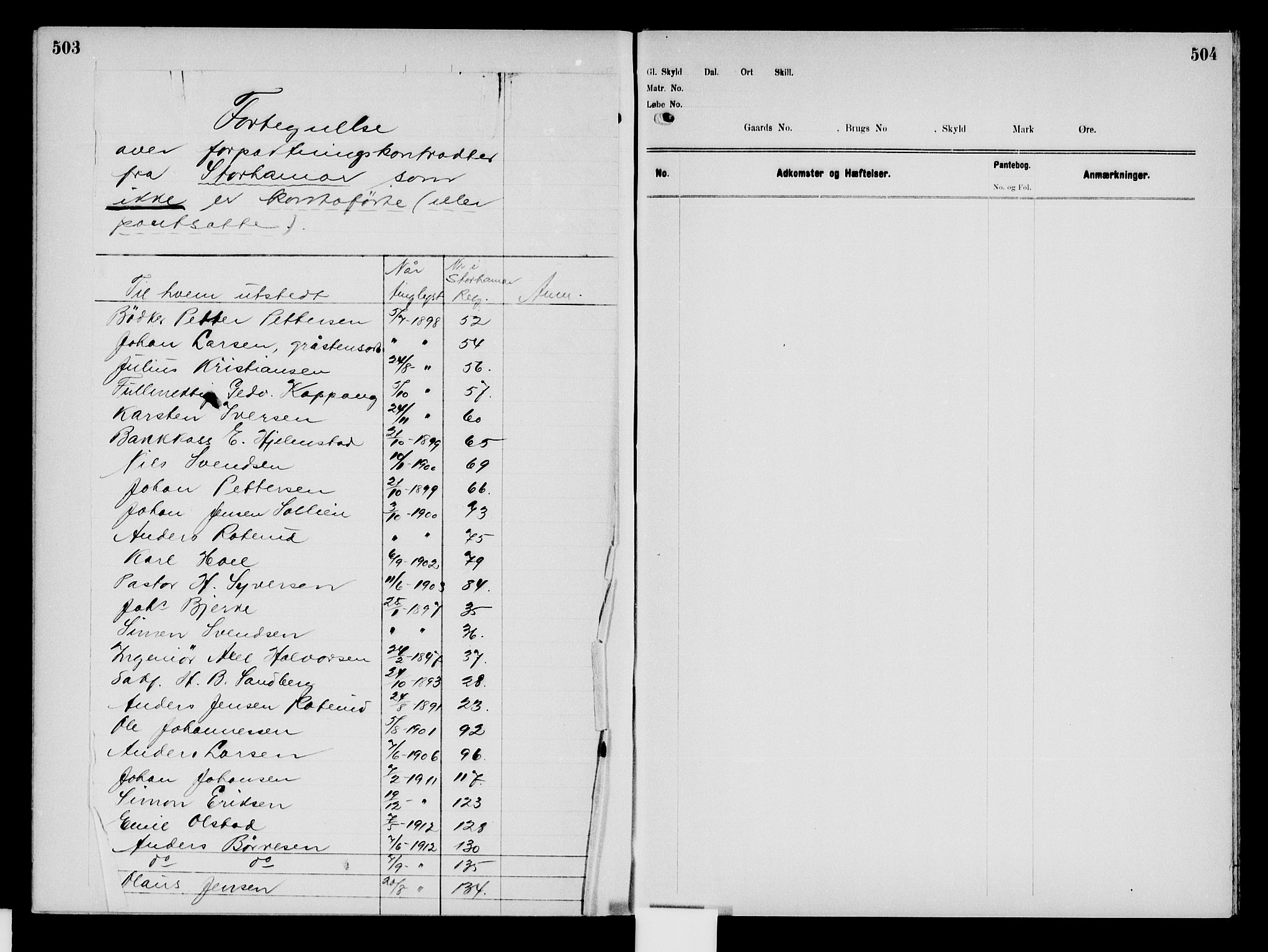 Nord-Hedmark sorenskriveri, SAH/TING-012/H/Ha/Had/Hade/L0008: Mortgage register no. 4.8, 1923-1940, p. 503-504