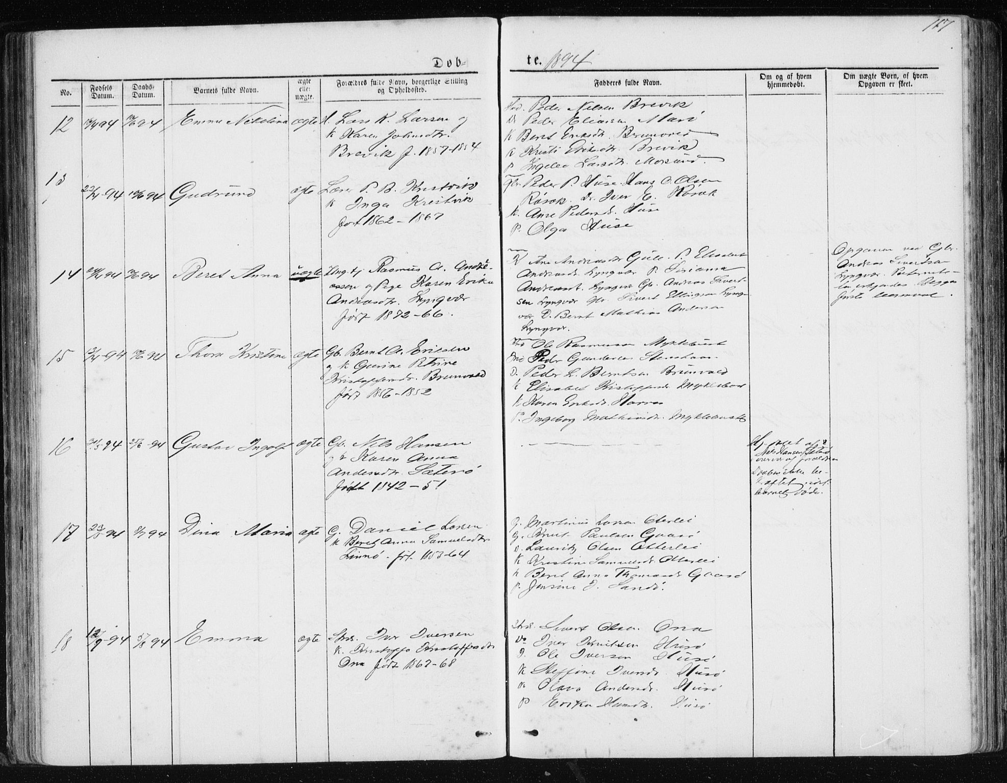 Ministerialprotokoller, klokkerbøker og fødselsregistre - Møre og Romsdal, AV/SAT-A-1454/561/L0732: Parish register (copy) no. 561C02, 1867-1900, p. 117