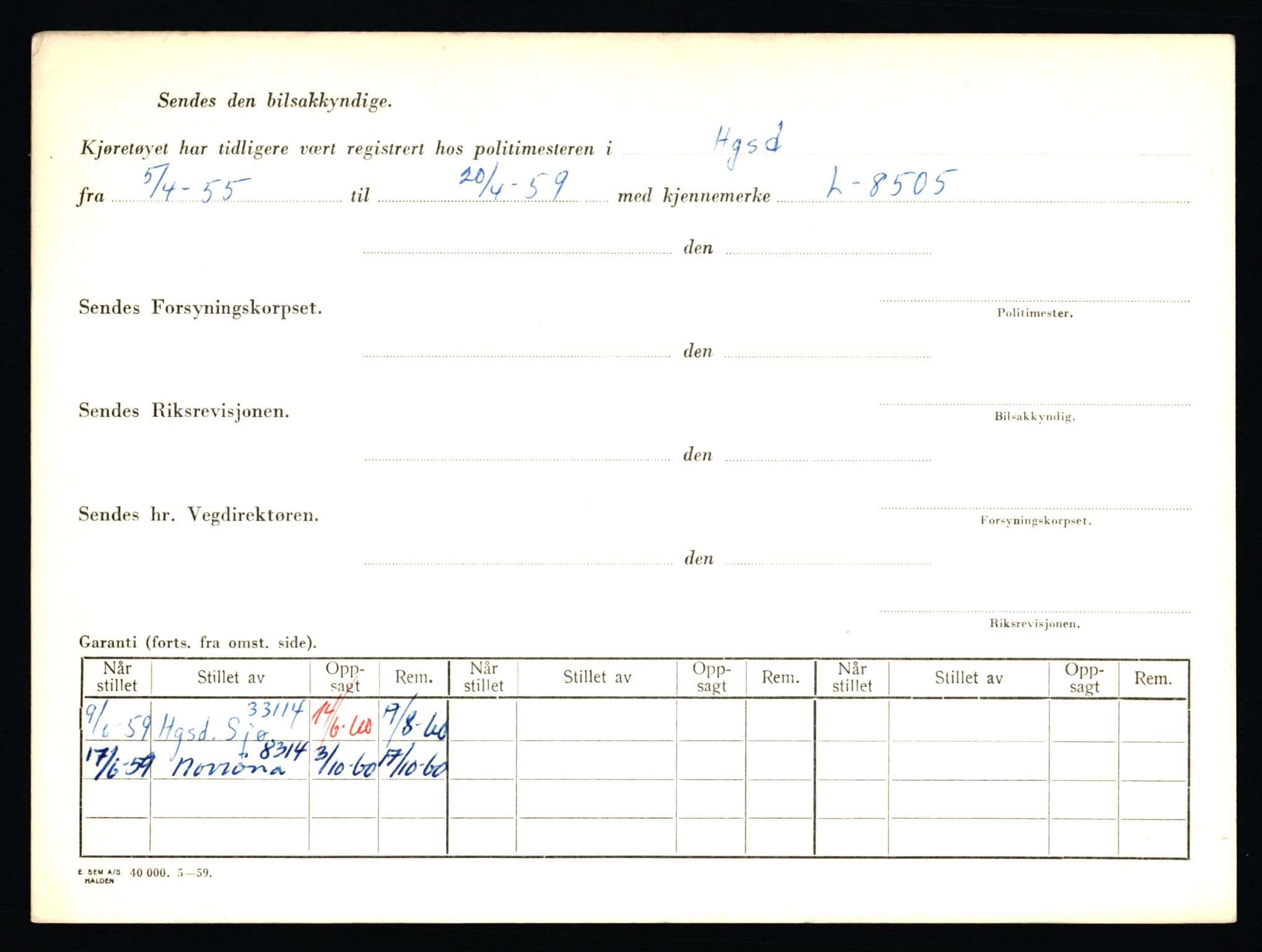 Stavanger trafikkstasjon, AV/SAST-A-101942/0/F/L0065: L-65400 - L-67649, 1930-1971, p. 1256