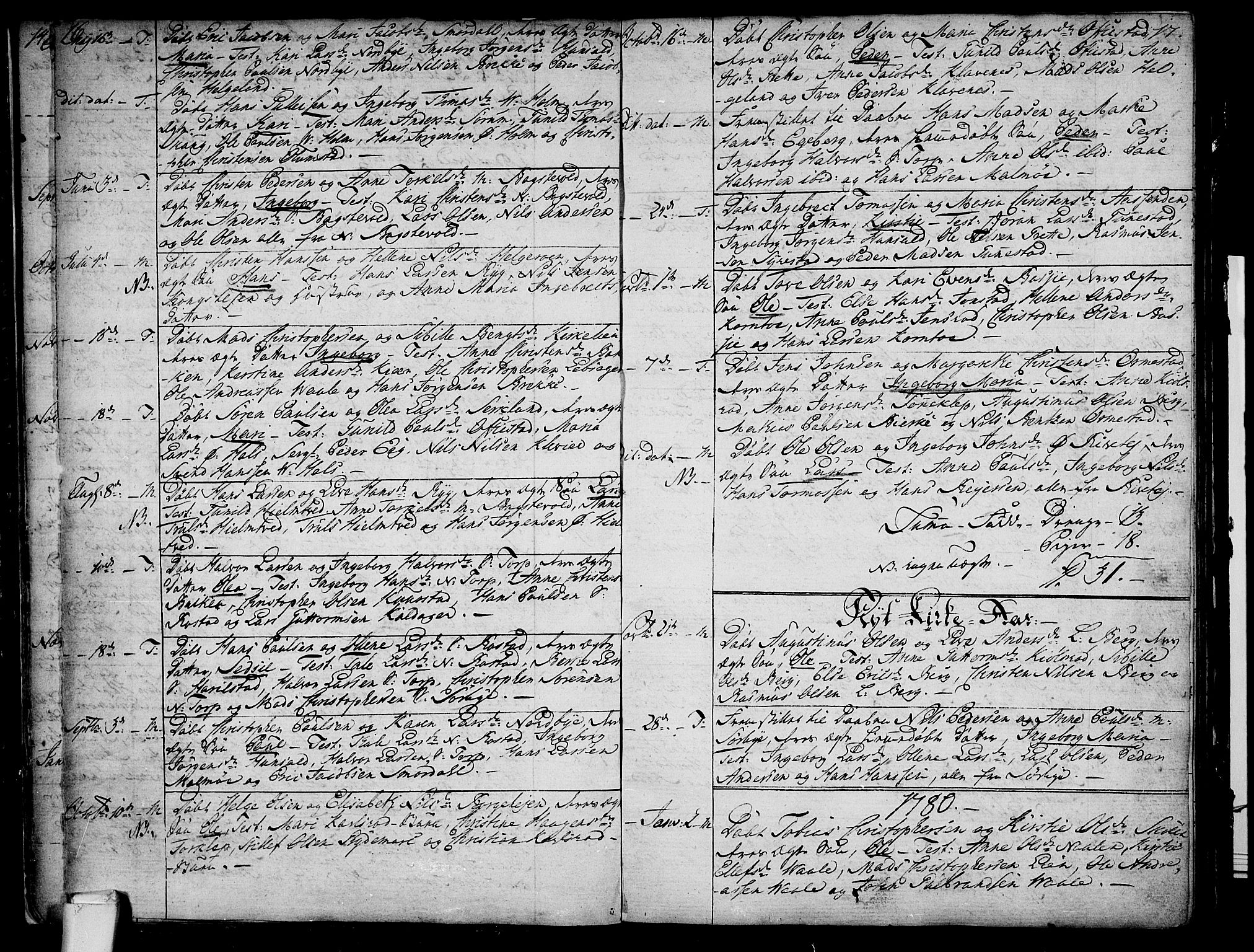 Våle kirkebøker, SAKO/A-334/F/Fa/L0005: Parish register (official) no. I 5, 1773-1808, p. 16-17