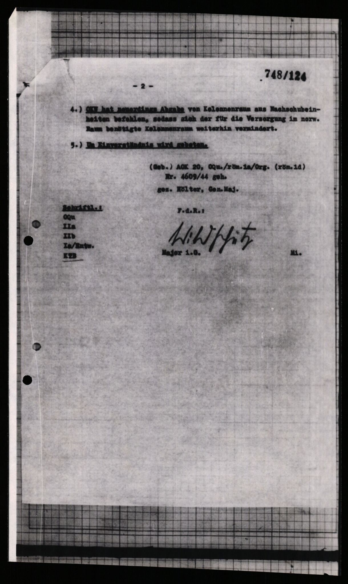 Forsvarets Overkommando. 2 kontor. Arkiv 11.4. Spredte tyske arkivsaker, AV/RA-RAFA-7031/D/Dar/Dara/L0005: Krigsdagbøker for 20. Gebirgs-Armee-Oberkommando (AOK 20), 1942-1944, p. 637