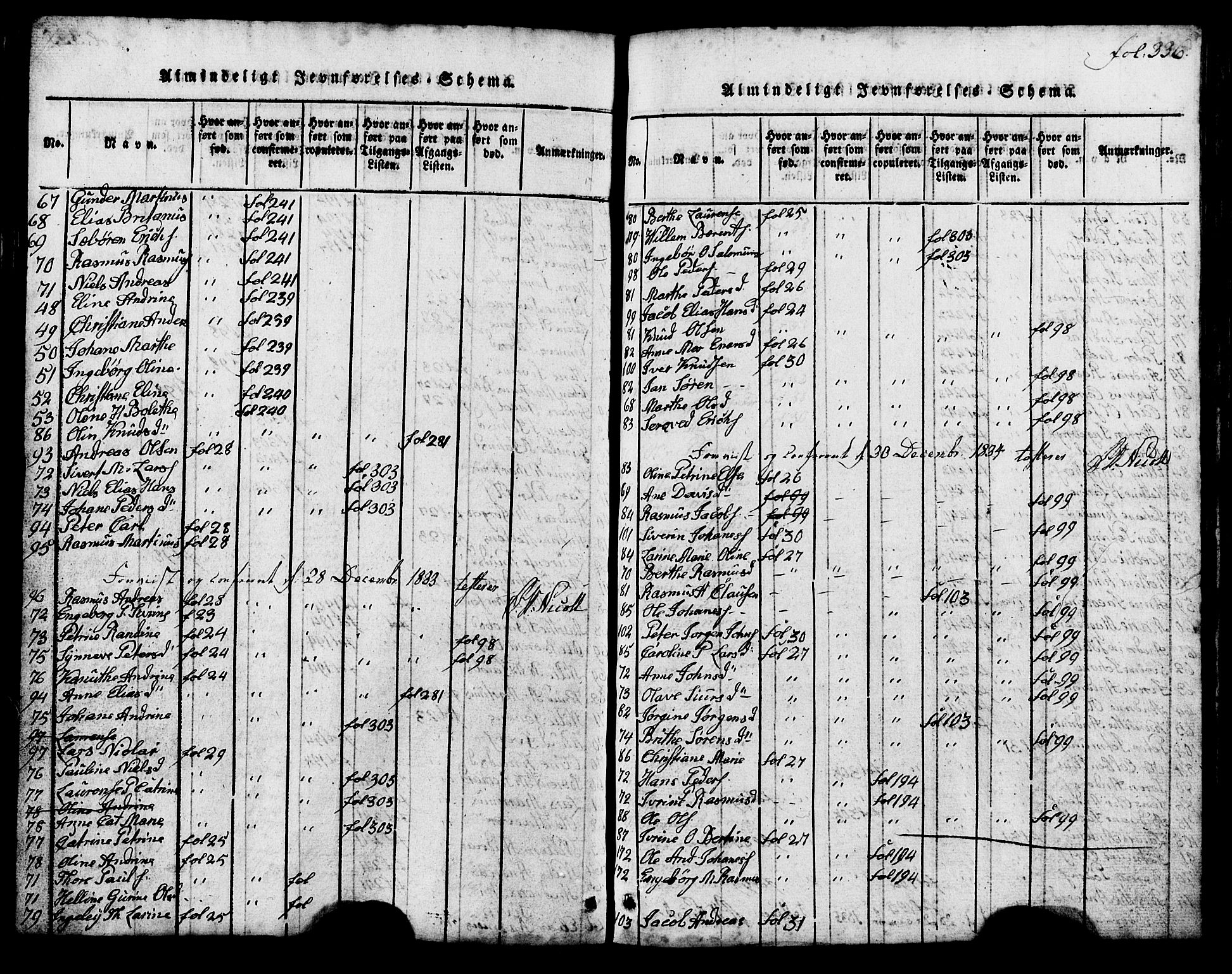 Ministerialprotokoller, klokkerbøker og fødselsregistre - Møre og Romsdal, AV/SAT-A-1454/537/L0520: Parish register (copy) no. 537C01, 1819-1868, p. 336