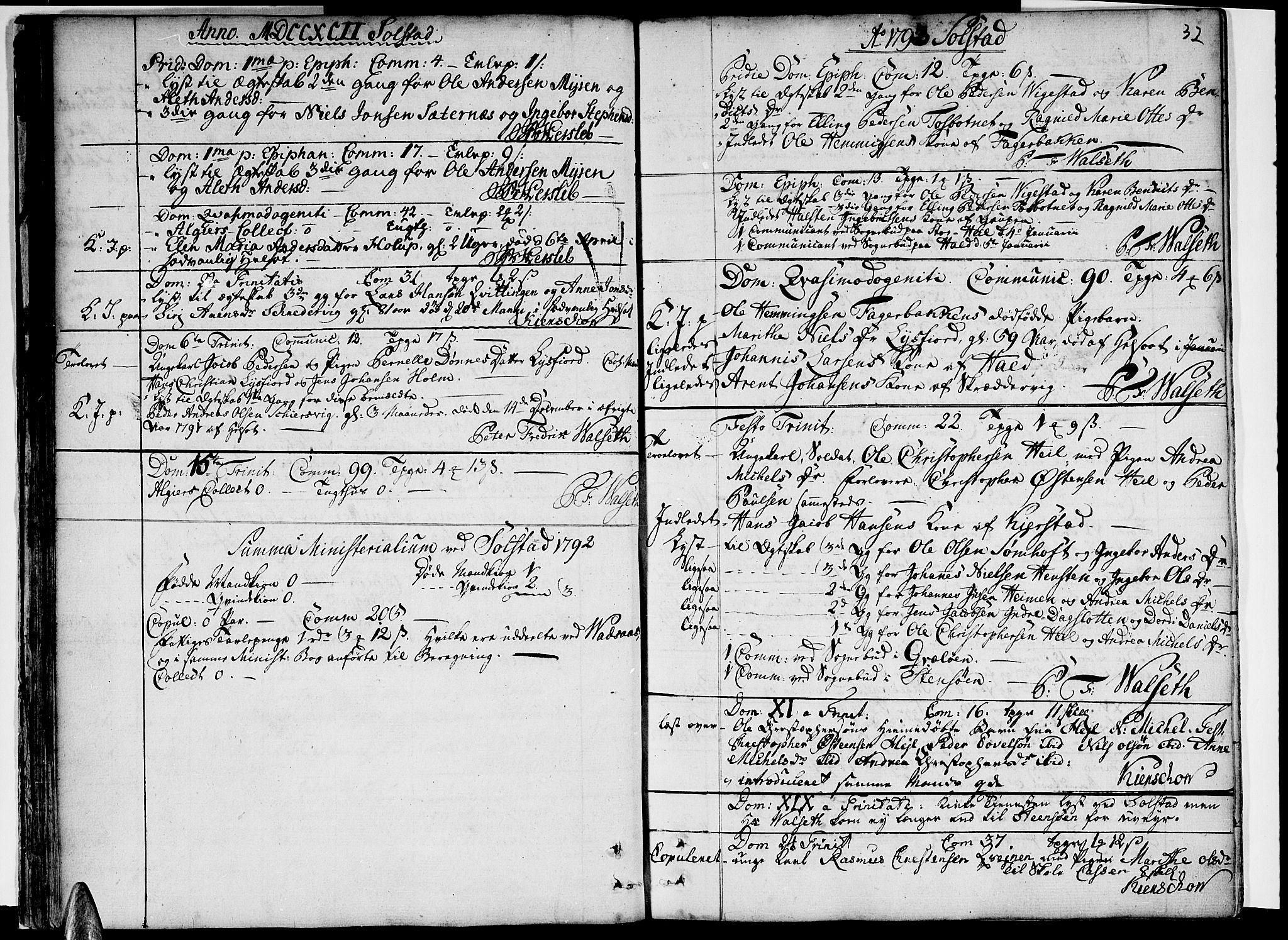 Ministerialprotokoller, klokkerbøker og fødselsregistre - Nordland, SAT/A-1459/811/L0164: Parish register (official) no. 811A02, 1752-1819, p. 32