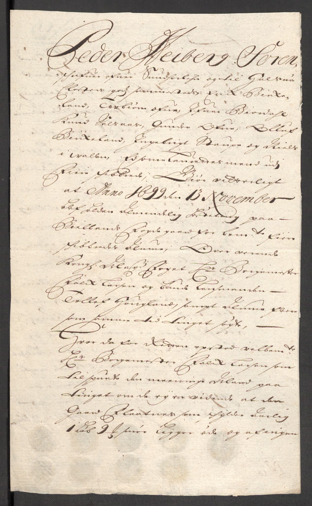 Rentekammeret inntil 1814, Reviderte regnskaper, Fogderegnskap, AV/RA-EA-4092/R48/L2978: Fogderegnskap Sunnhordland og Hardanger, 1699, p. 397