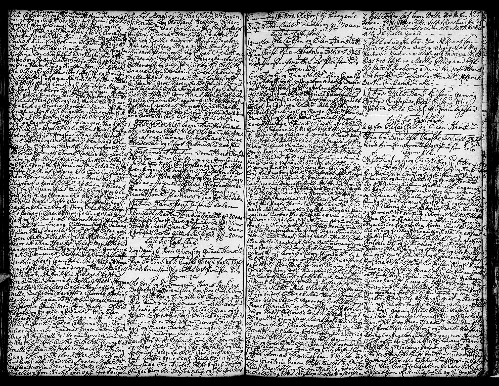 Ibestad sokneprestembete, SATØ/S-0077/H/Ha/Hab/L0001klokker: Parish register (copy) no. 1, 1776-1808, p. 124-125