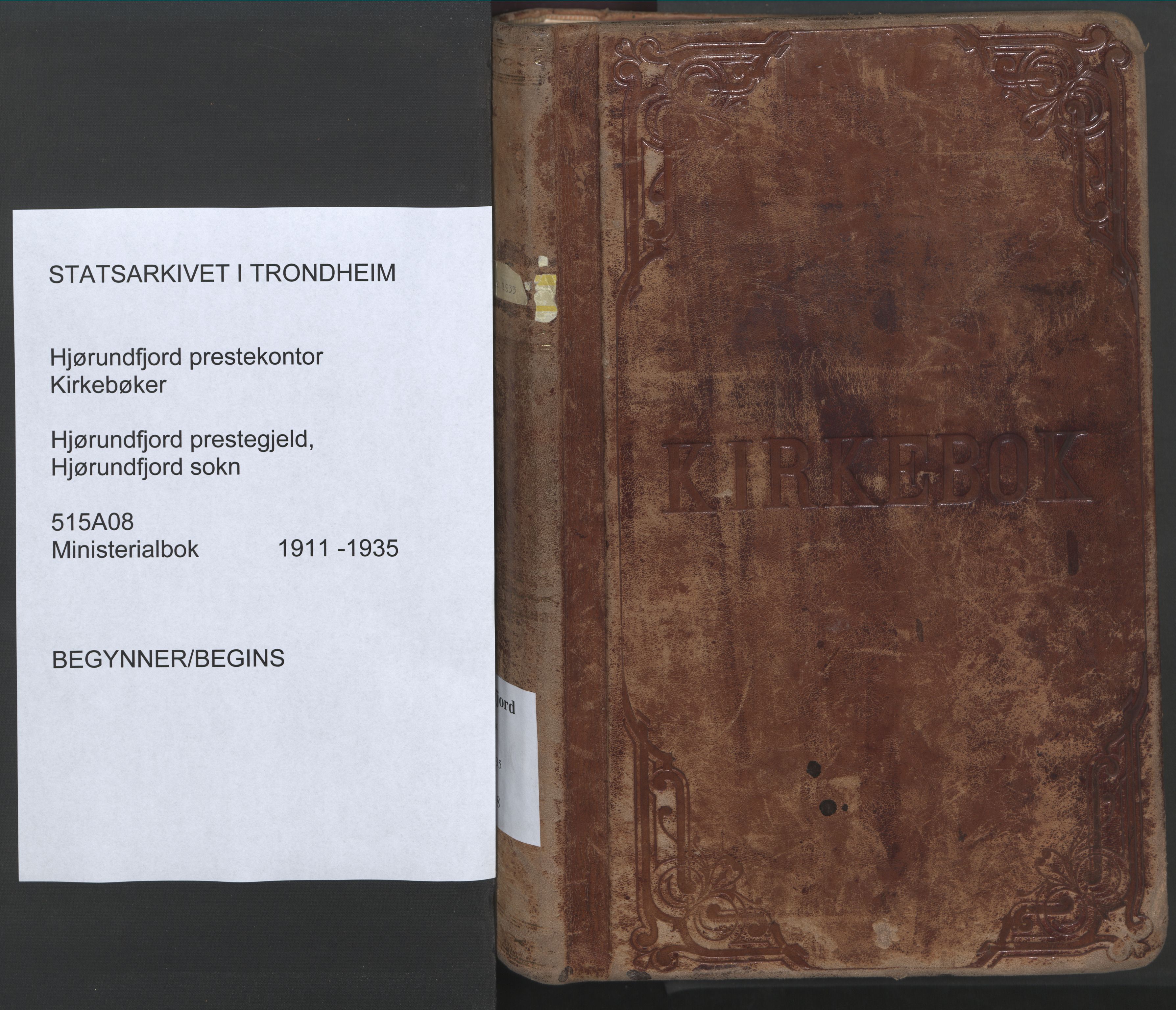 Ministerialprotokoller, klokkerbøker og fødselsregistre - Møre og Romsdal, SAT/A-1454/515/L0212: Parish register (official) no. 515A08, 1911-1935