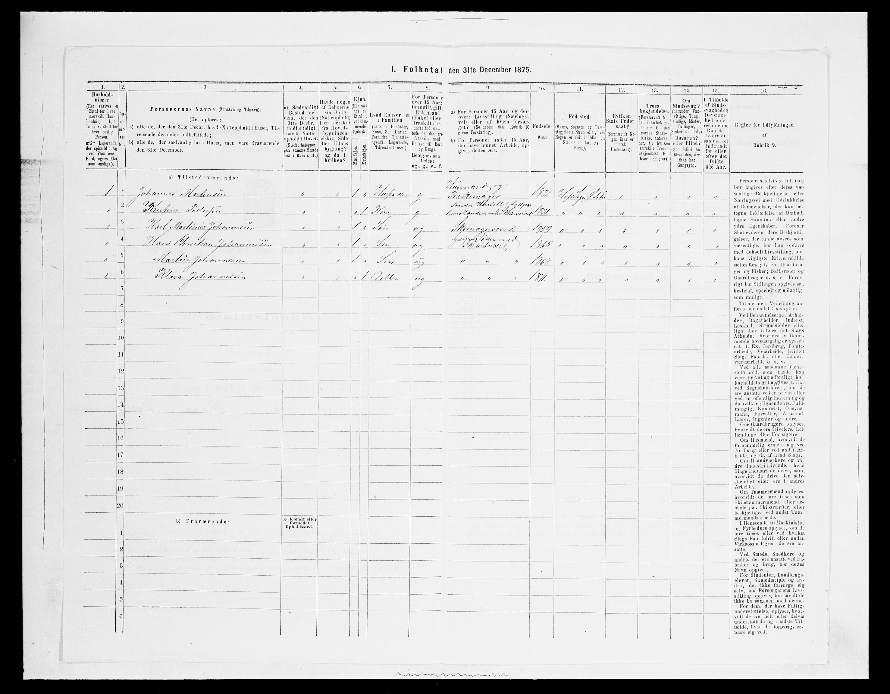 SAH, 1875 census for 0528P Østre Toten, 1875, p. 1426