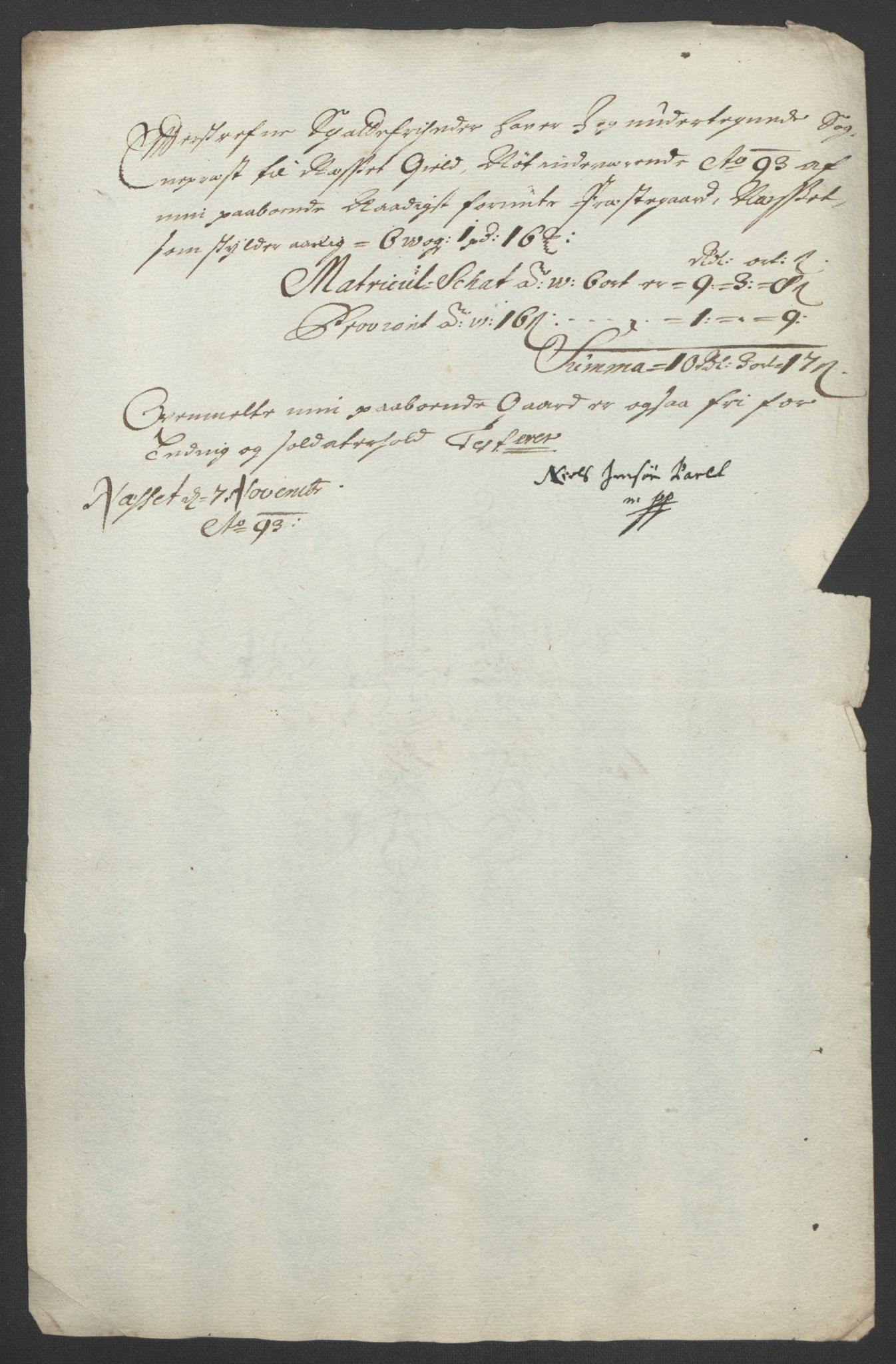 Rentekammeret inntil 1814, Reviderte regnskaper, Fogderegnskap, AV/RA-EA-4092/R55/L3651: Fogderegnskap Romsdal, 1693-1694, p. 139