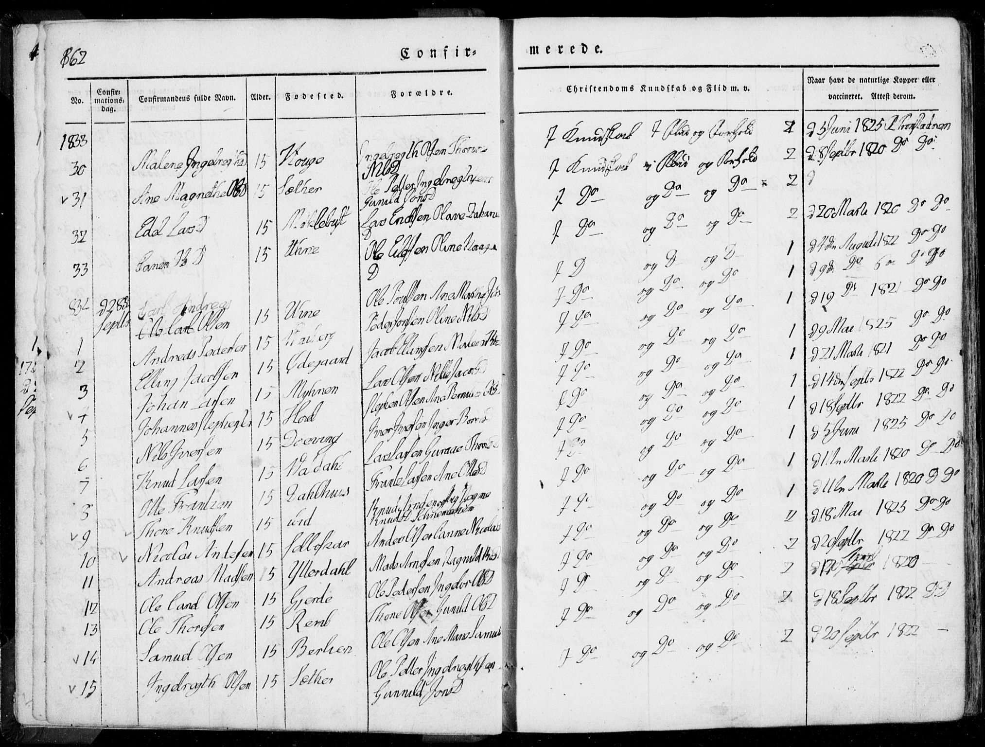 Ministerialprotokoller, klokkerbøker og fødselsregistre - Møre og Romsdal, AV/SAT-A-1454/519/L0248: Parish register (official) no. 519A07, 1829-1860, p. 162