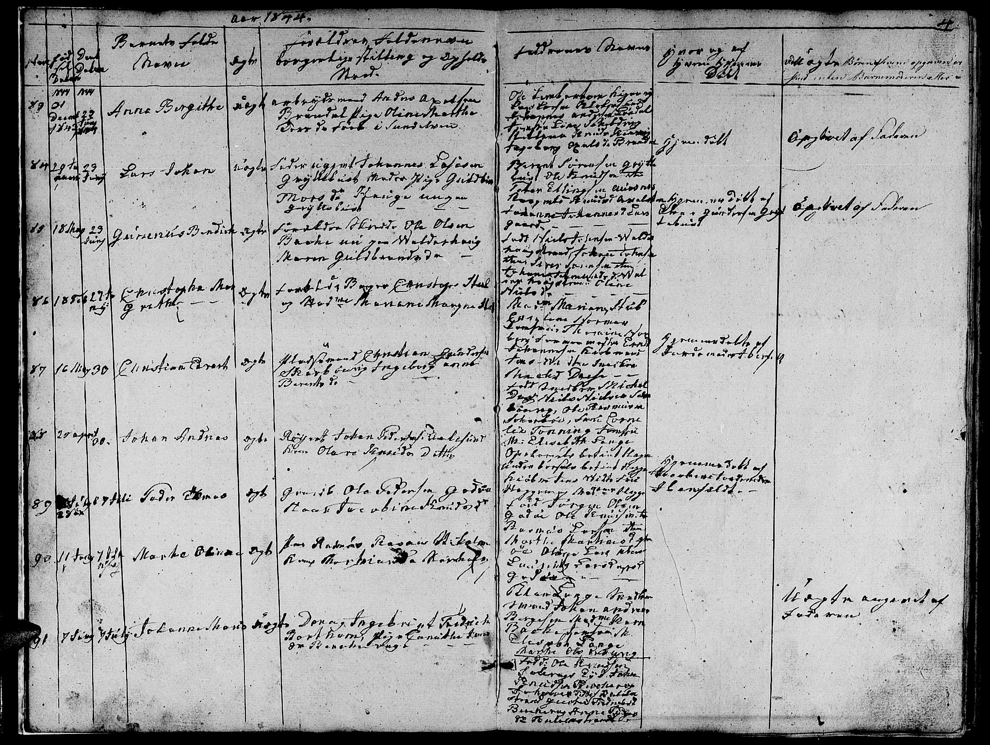 Ministerialprotokoller, klokkerbøker og fødselsregistre - Møre og Romsdal, AV/SAT-A-1454/528/L0426: Parish register (copy) no. 528C07, 1844-1854, p. 4