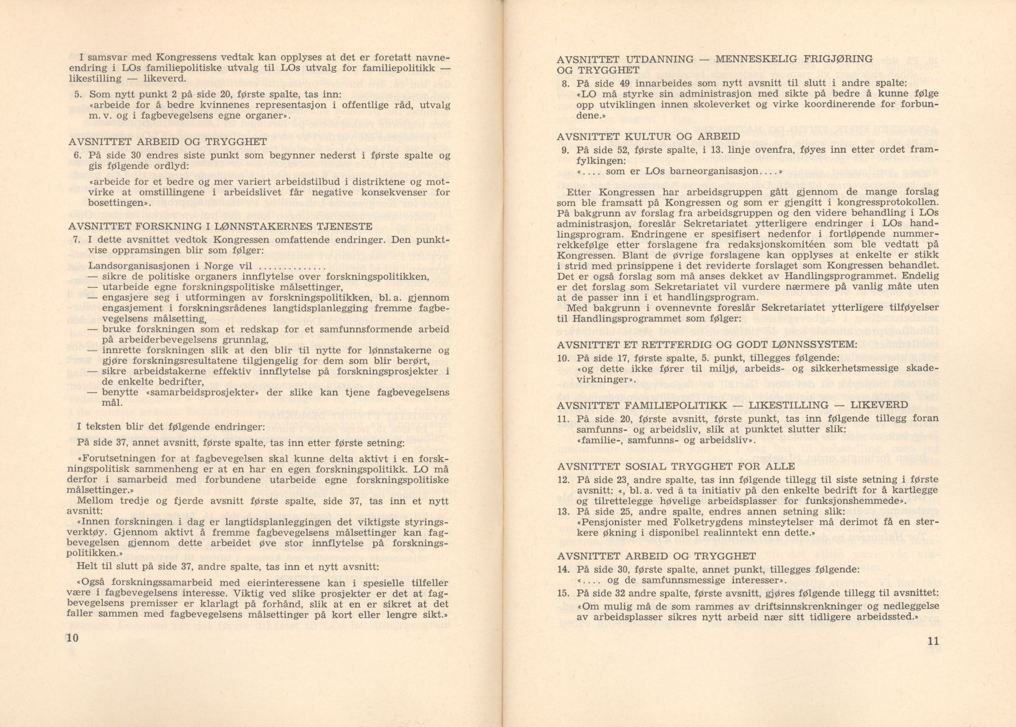 Landsorganisasjonen i Norge, AAB/ARK-1579, 1978-1992, p. 7