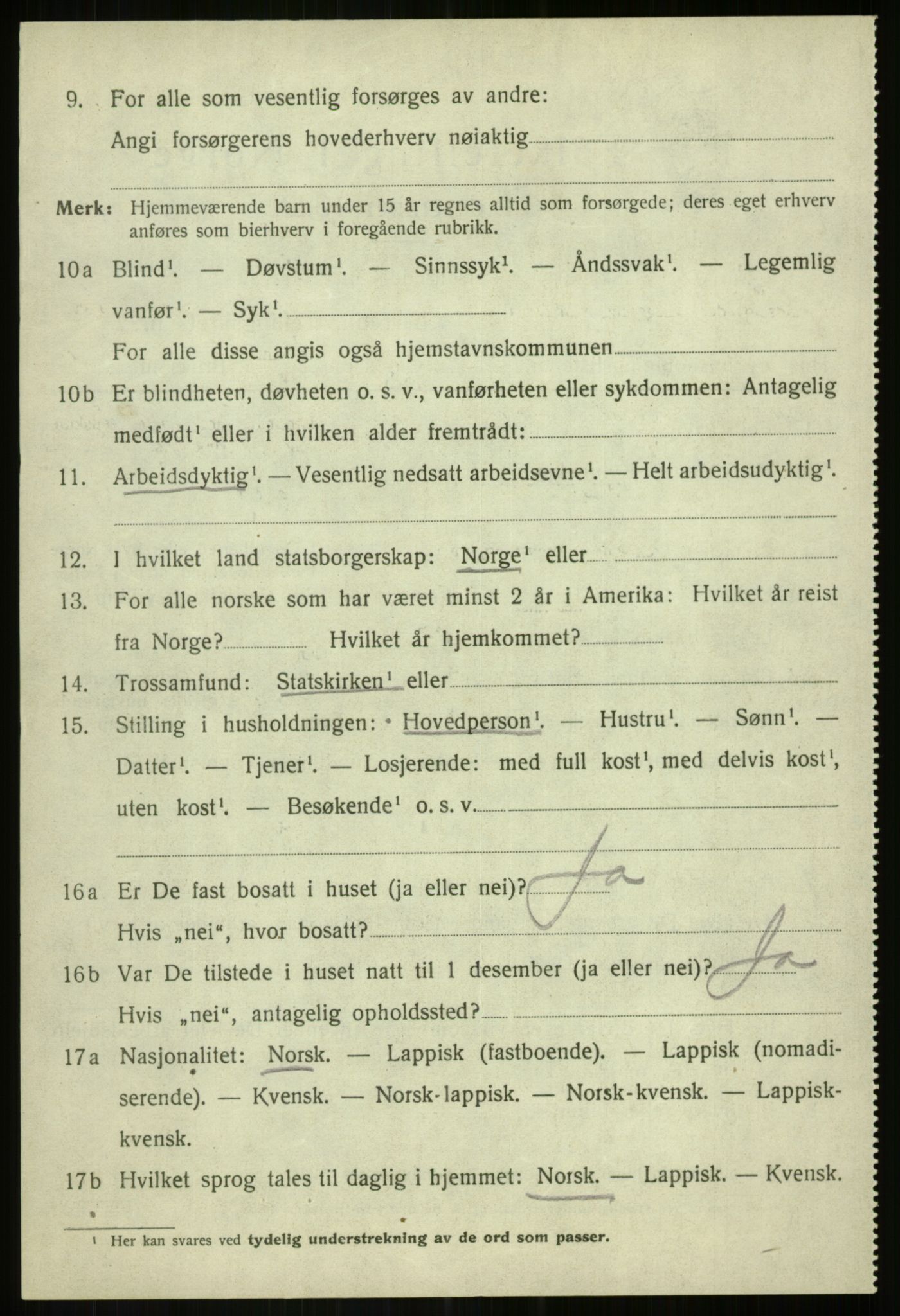 SATØ, 1920 census for Målselv, 1920, p. 3630