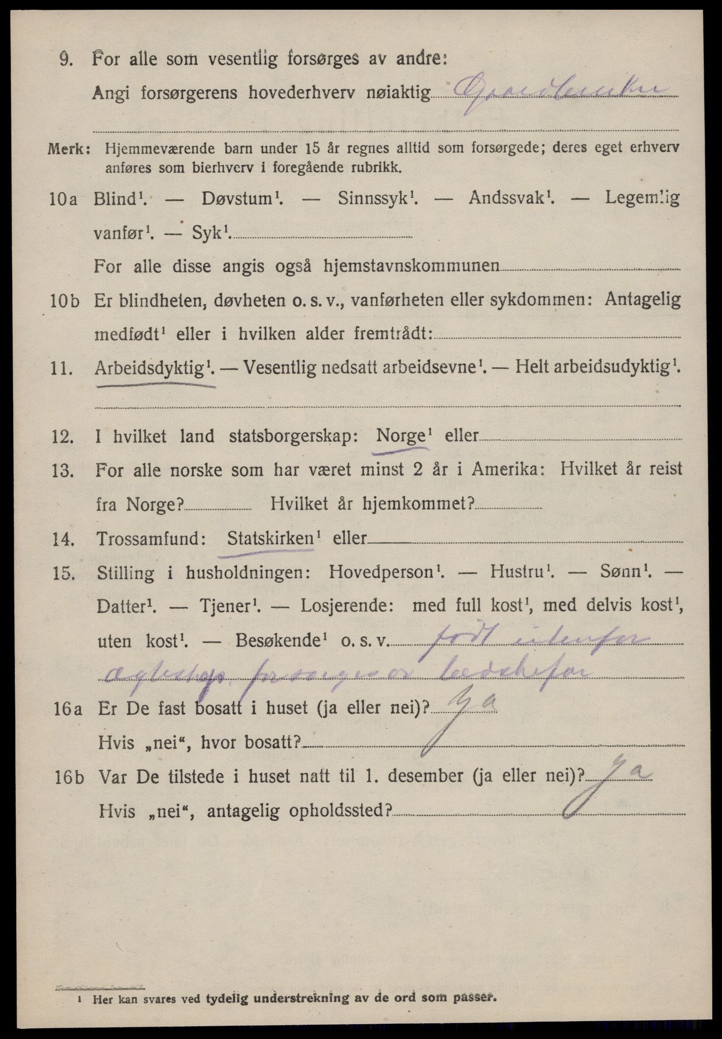 SAT, 1920 census for Eid (MR), 1920, p. 1909