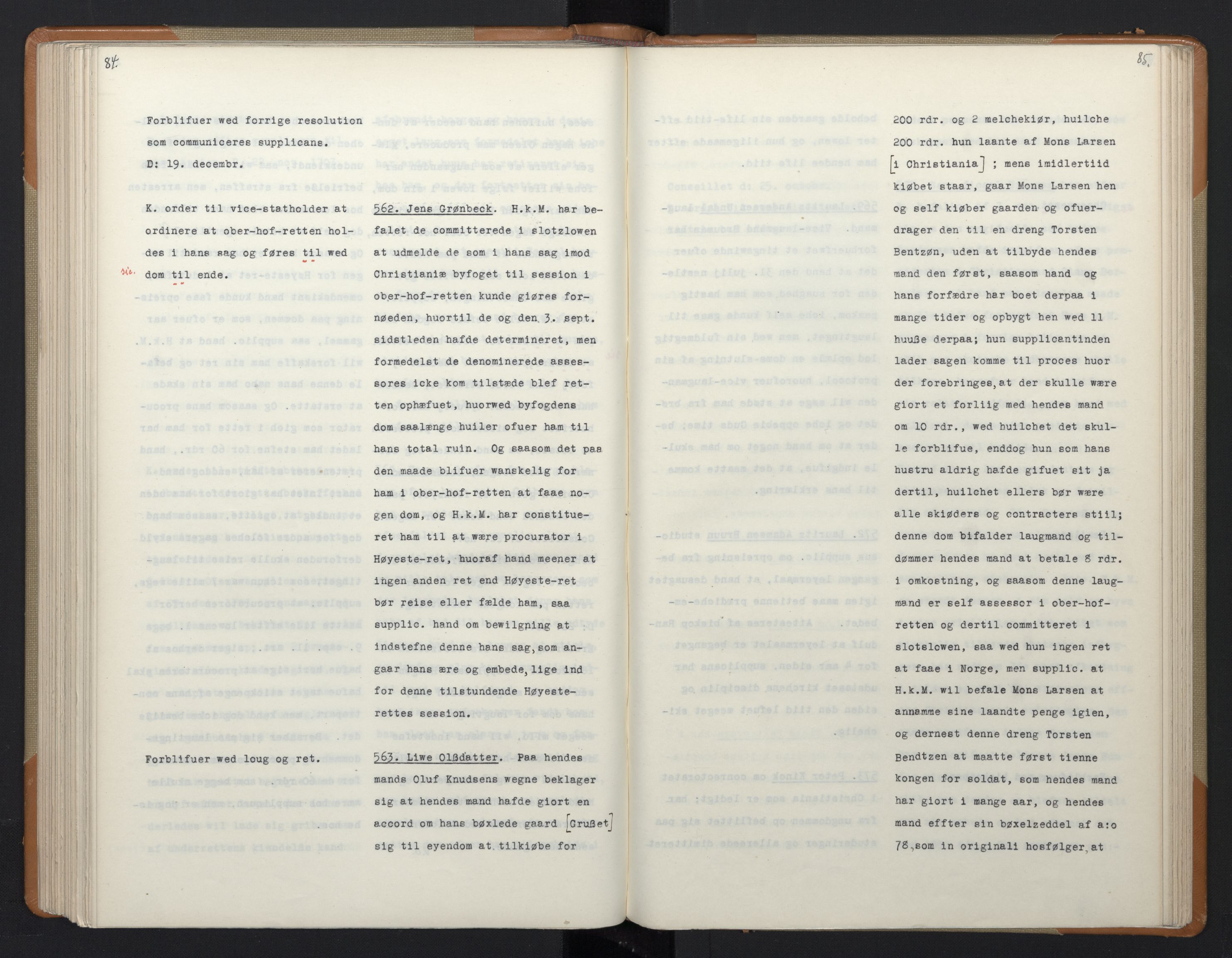 Avskriftsamlingen, RA/EA-4022/F/Fa/L0071: Supplikker, 1703, p. 169