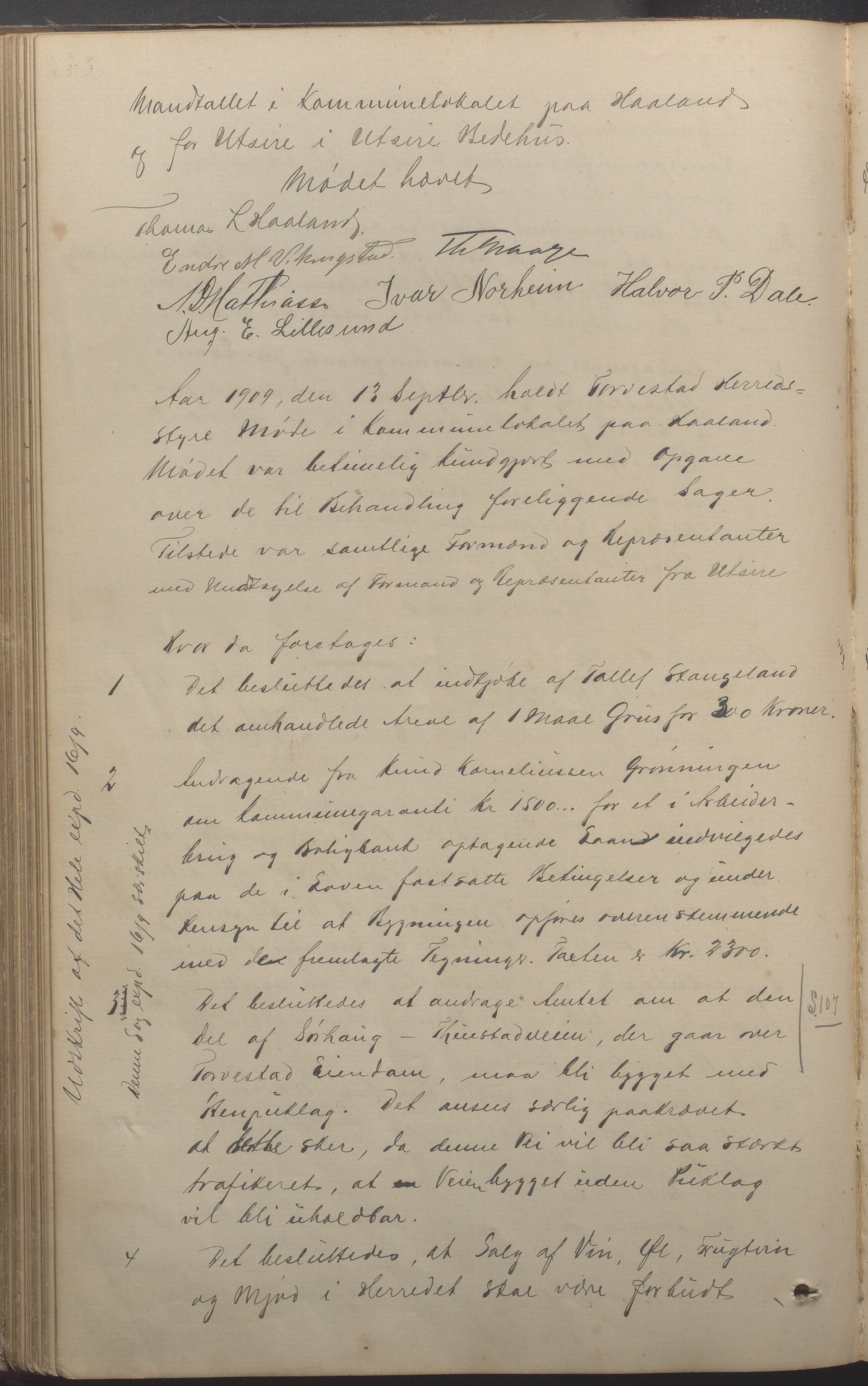 Torvastad kommune - Formannskapet, IKAR/K-101331/A/L0004: Forhandlingsprotokoll, 1891-1918, p. 146b