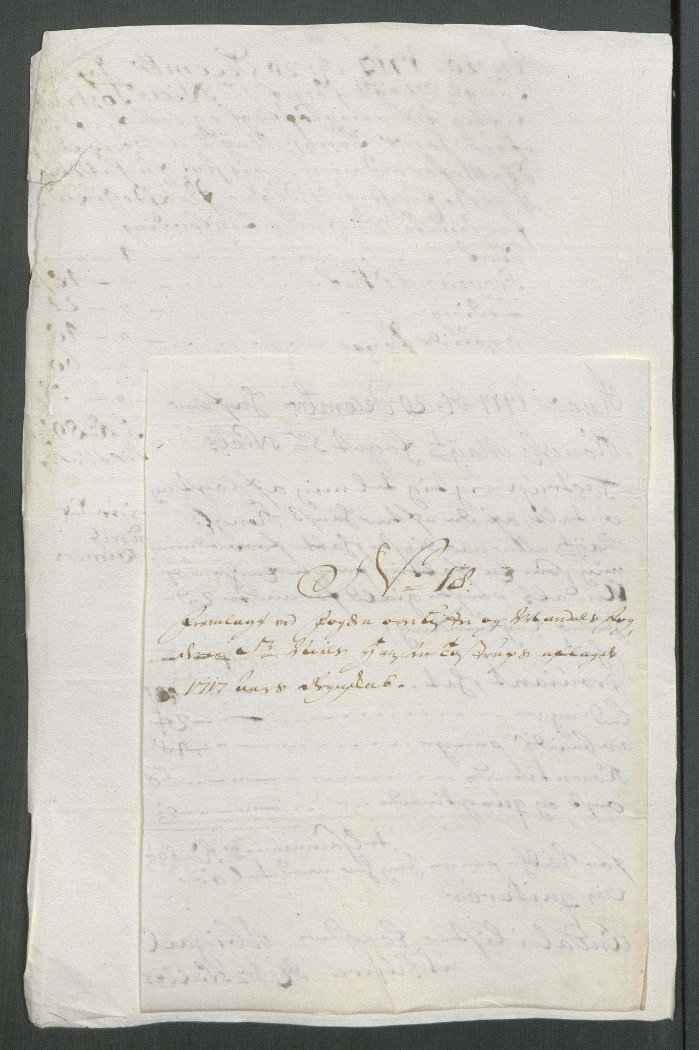 Rentekammeret inntil 1814, Reviderte regnskaper, Fogderegnskap, AV/RA-EA-4092/R43/L2561: Fogderegnskap Lista og Mandal, 1717, p. 230