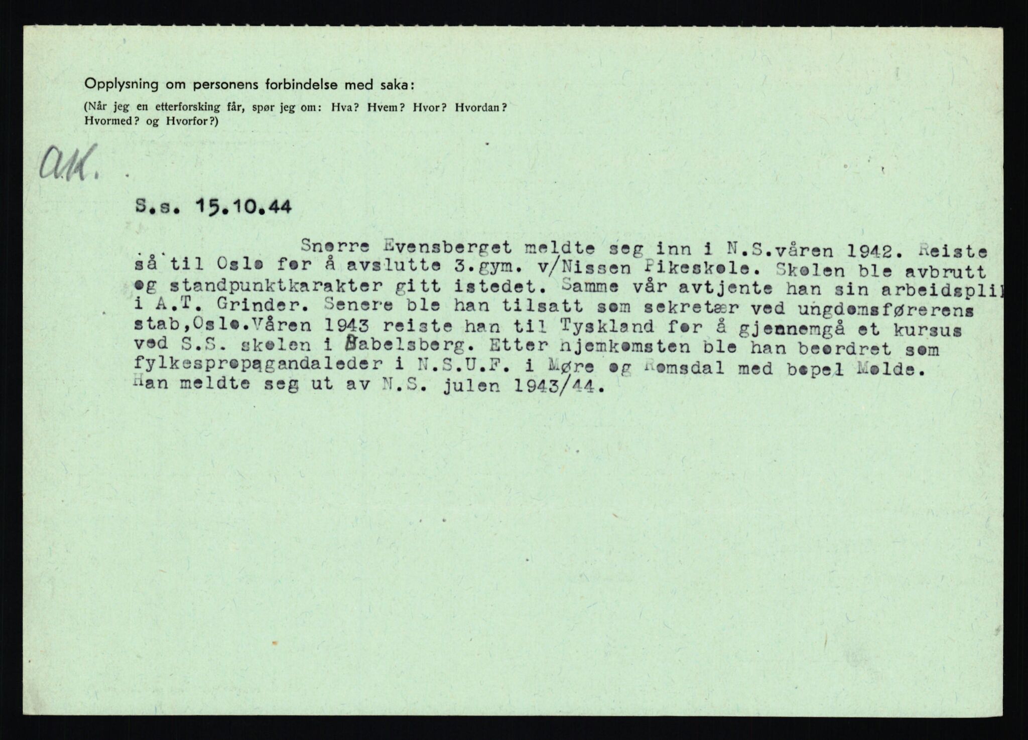 Statspolitiet - Hovedkontoret / Osloavdelingen, AV/RA-S-1329/C/Ca/L0004: Eid - funn av gjenstander	, 1943-1945, p. 2301