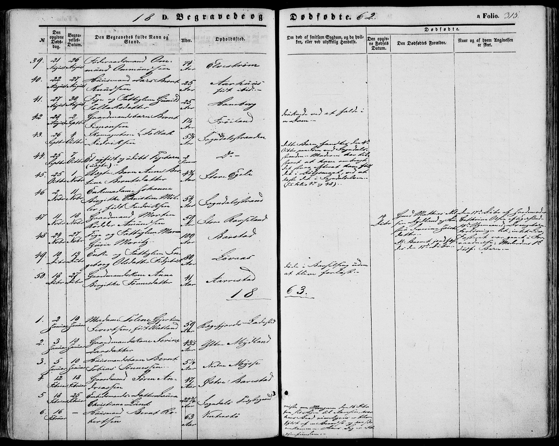 Sokndal sokneprestkontor, SAST/A-101808: Parish register (official) no. A 9, 1857-1874, p. 315
