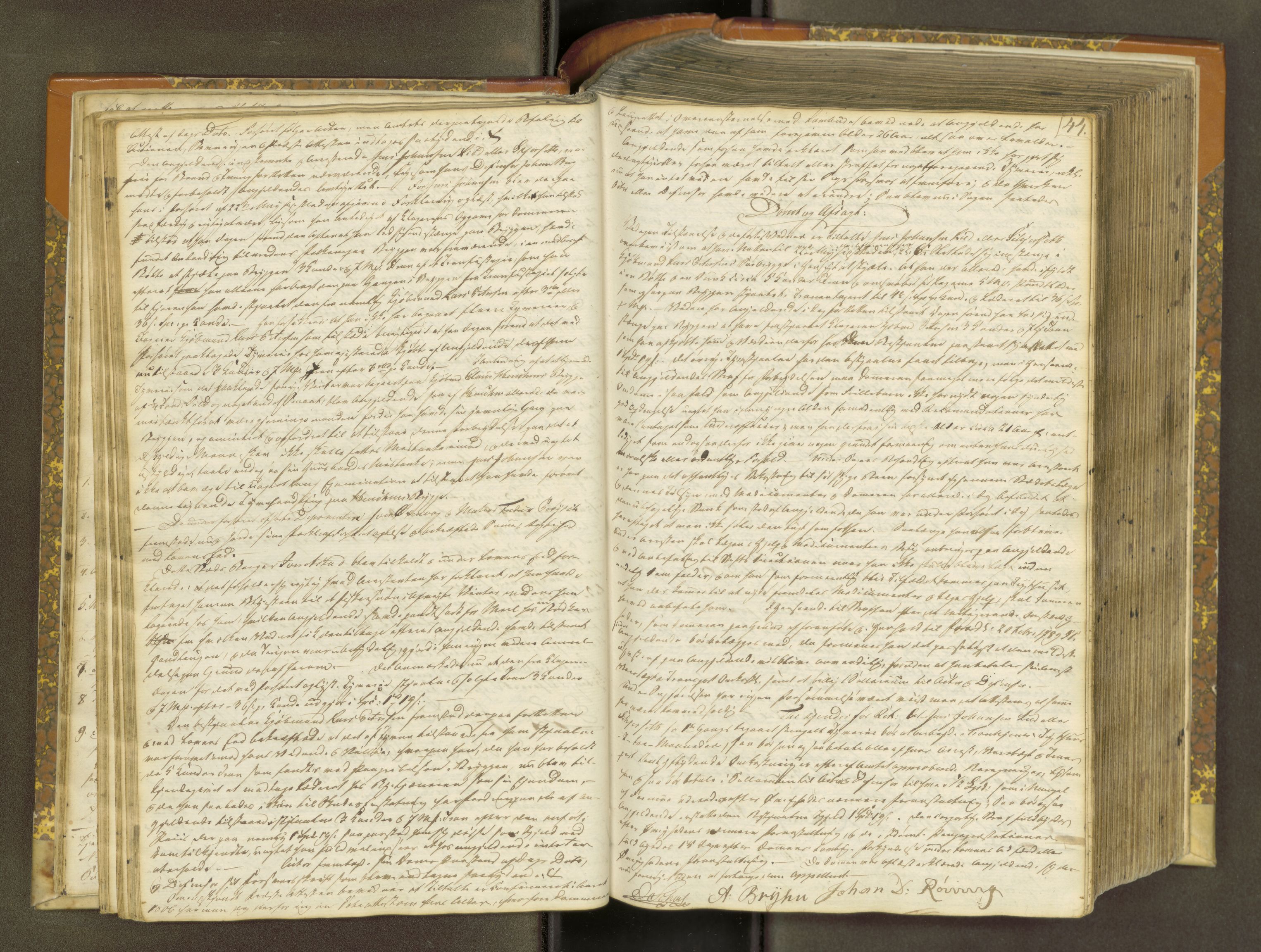 Kristiansund byfogd, AV/SAT-A-4587/A/01/L0008: Justisprotokoll. Aut. 31.12.1817, 1817-1829, p. 43b-44a