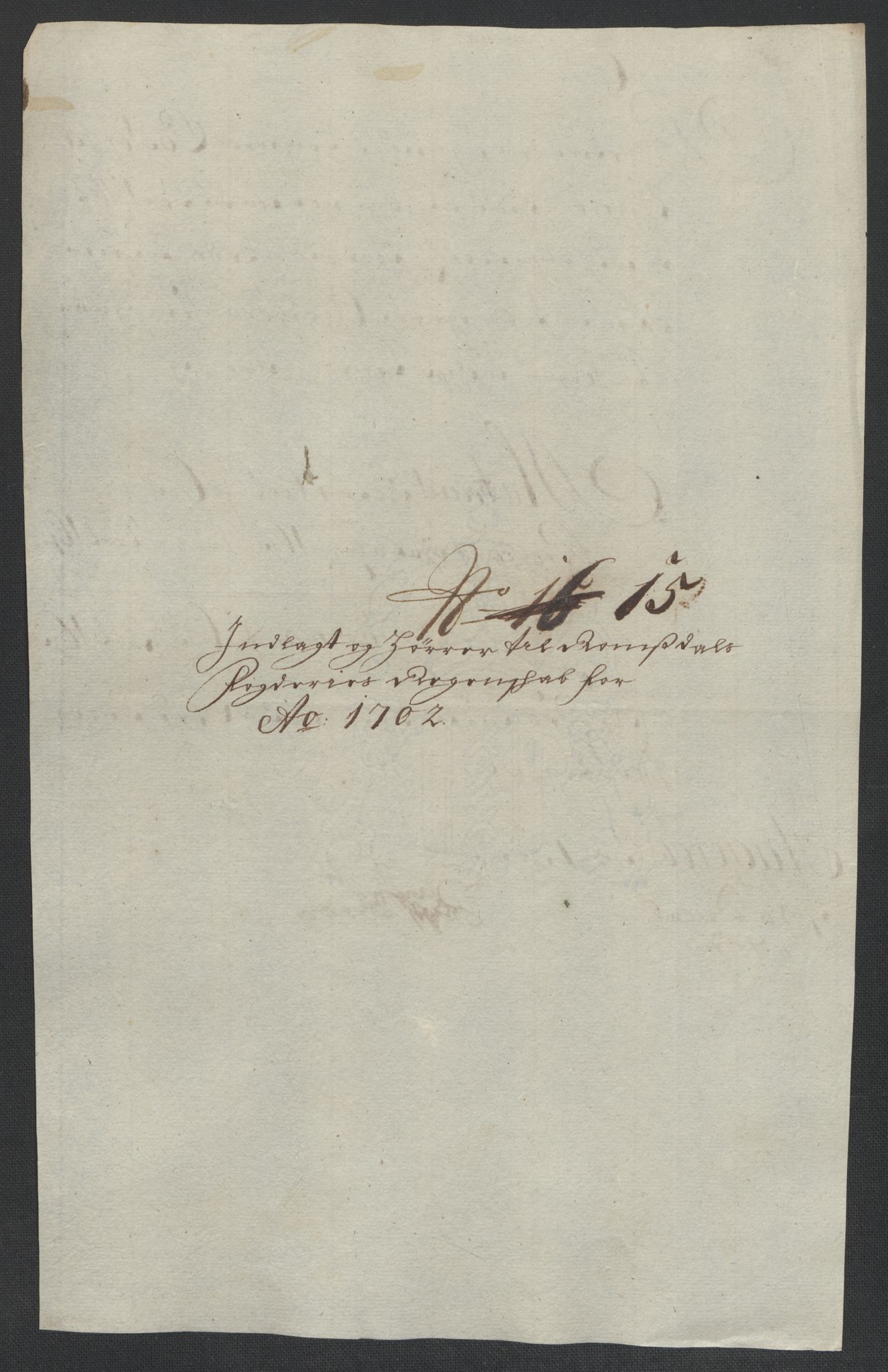 Rentekammeret inntil 1814, Reviderte regnskaper, Fogderegnskap, AV/RA-EA-4092/R55/L3655: Fogderegnskap Romsdal, 1701-1702, p. 300