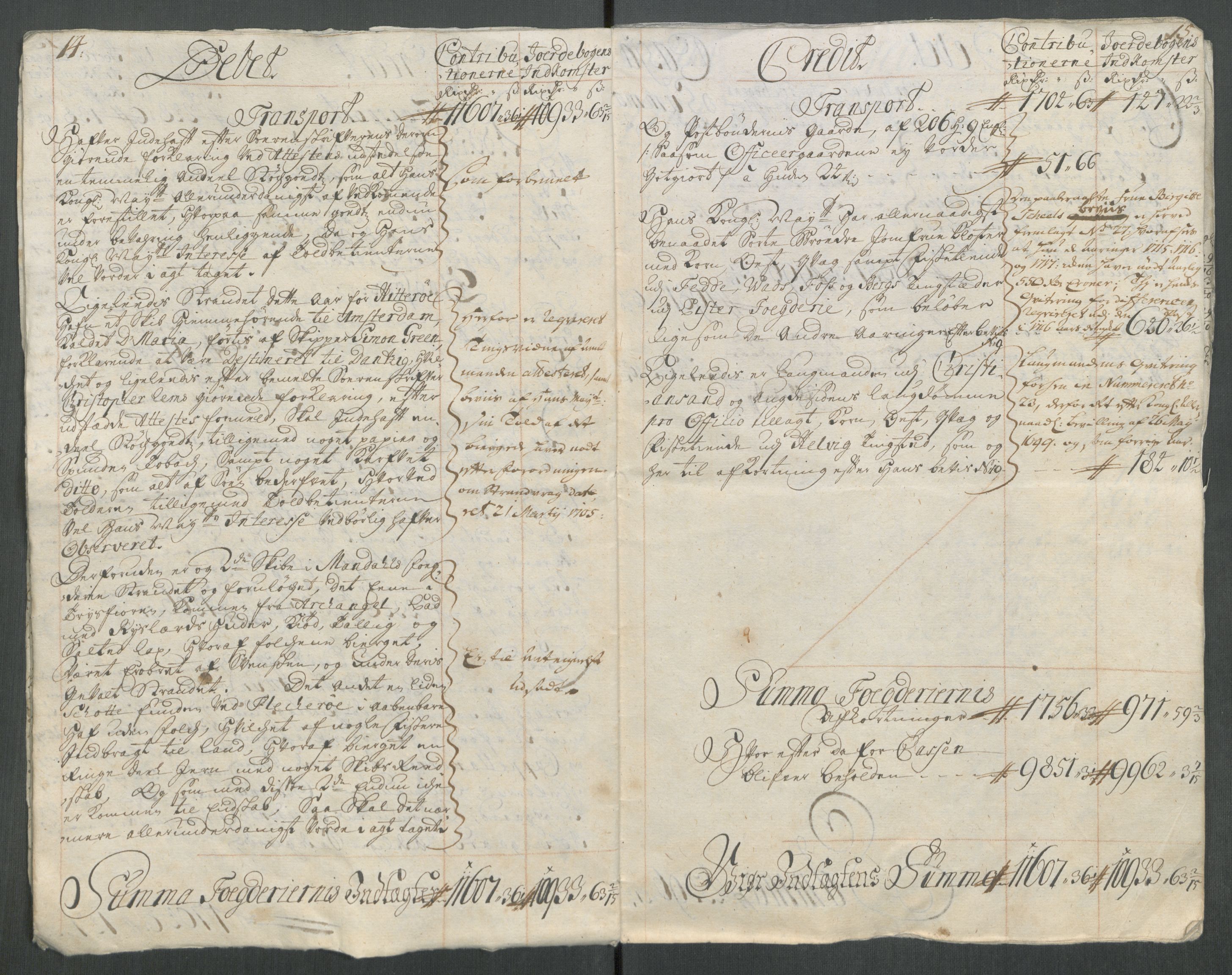 Rentekammeret inntil 1814, Reviderte regnskaper, Fogderegnskap, AV/RA-EA-4092/R43/L2561: Fogderegnskap Lista og Mandal, 1717, p. 11