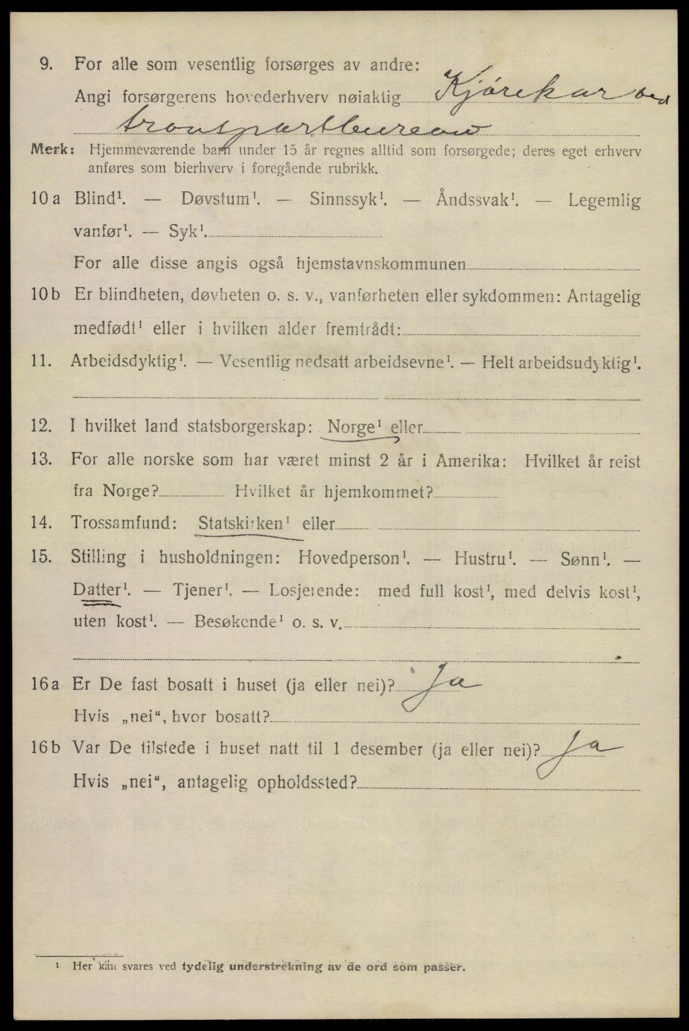 SAKO, 1920 census for Skien, 1920, p. 36477