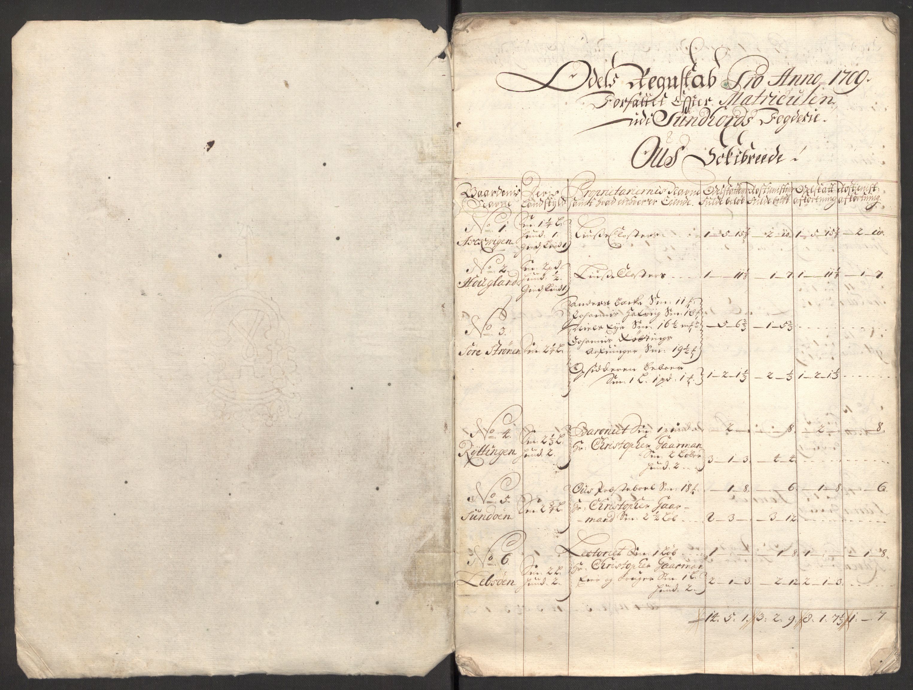 Rentekammeret inntil 1814, Reviderte regnskaper, Fogderegnskap, RA/EA-4092/R48/L2986: Fogderegnskap Sunnhordland og Hardanger, 1709-1710, p. 68