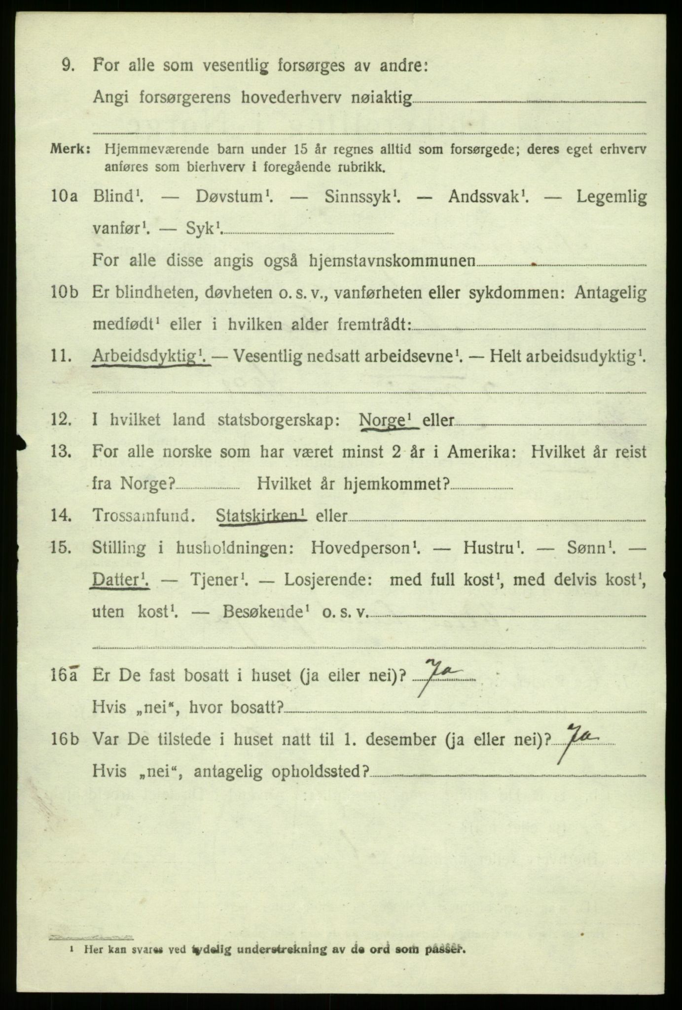 SAB, 1920 census for Alversund, 1920, p. 3857