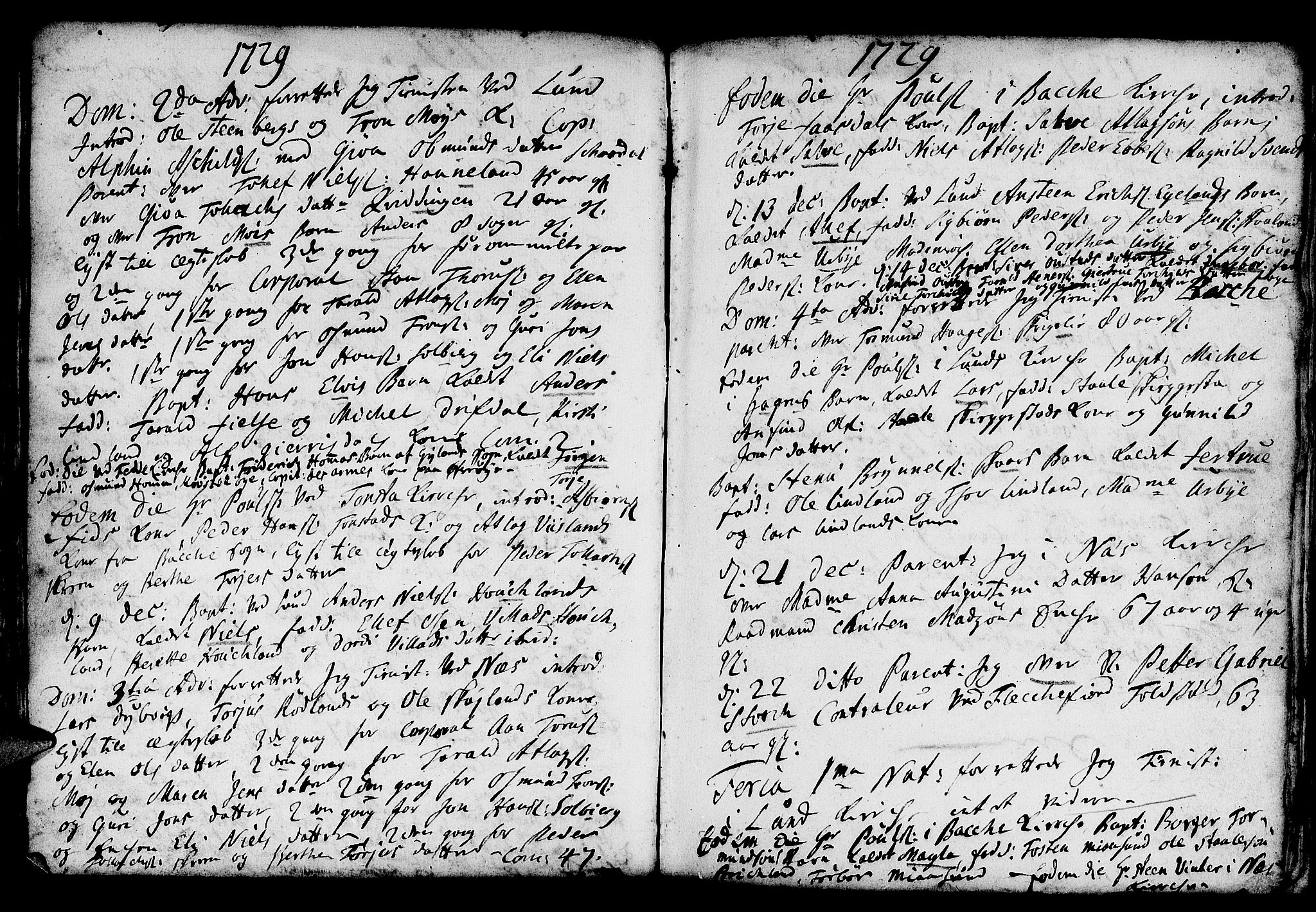 Lund sokneprestkontor, AV/SAST-A-101809/S06/L0001: Parish register (official) no. A 1, 1724-1737