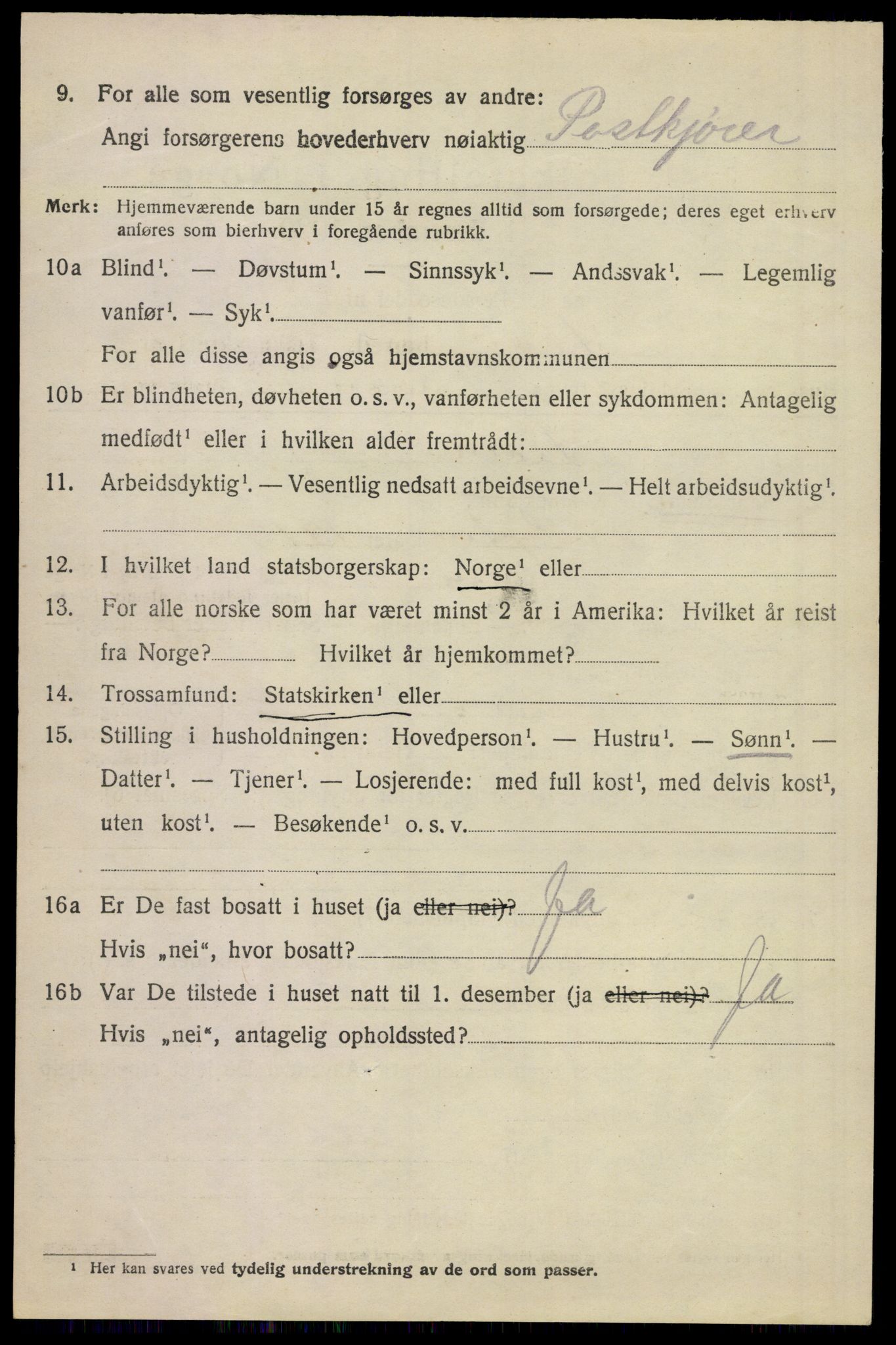 SAKO, 1920 census for Sem, 1920, p. 13392