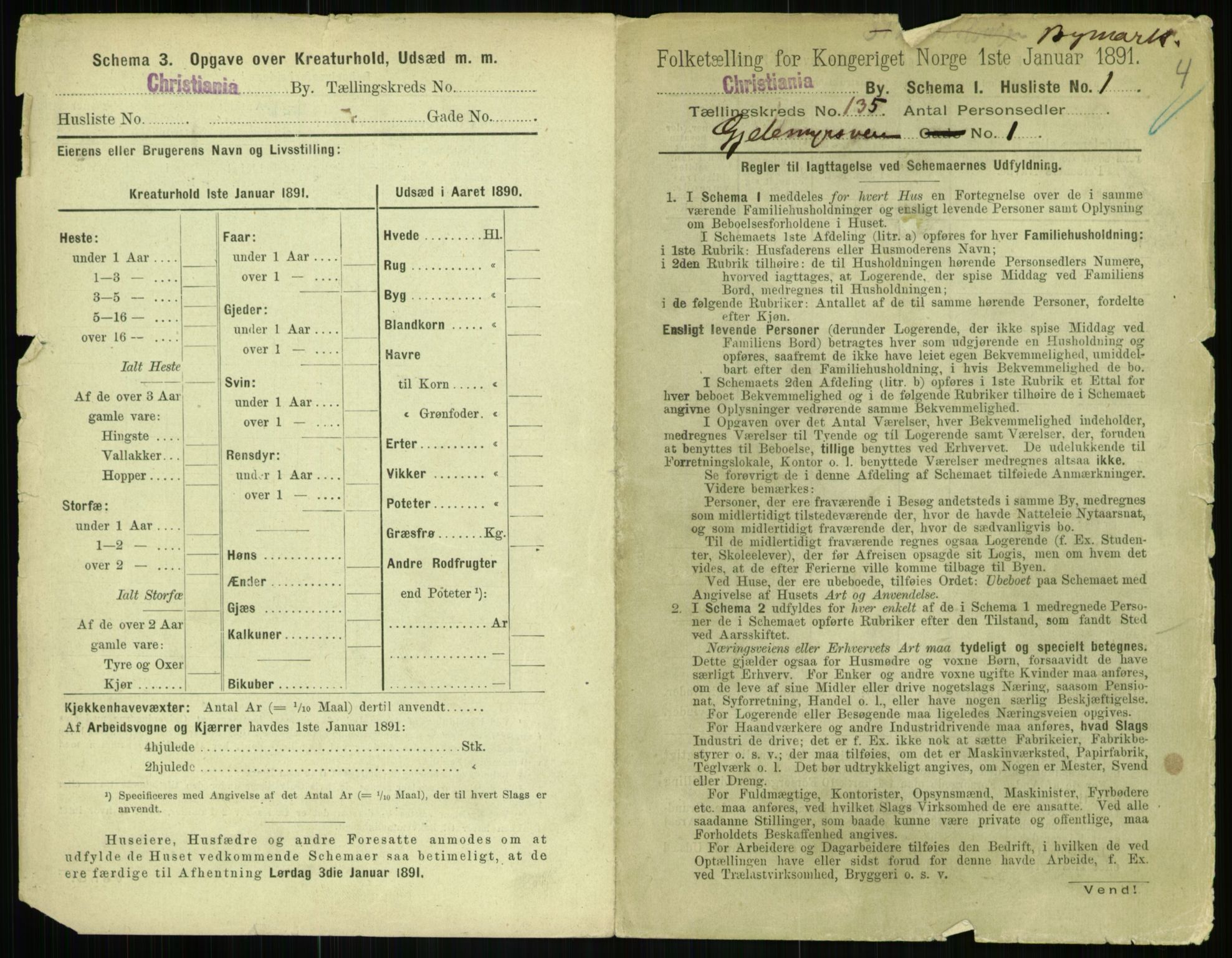 RA, 1891 census for 0301 Kristiania, 1891, p. 74420