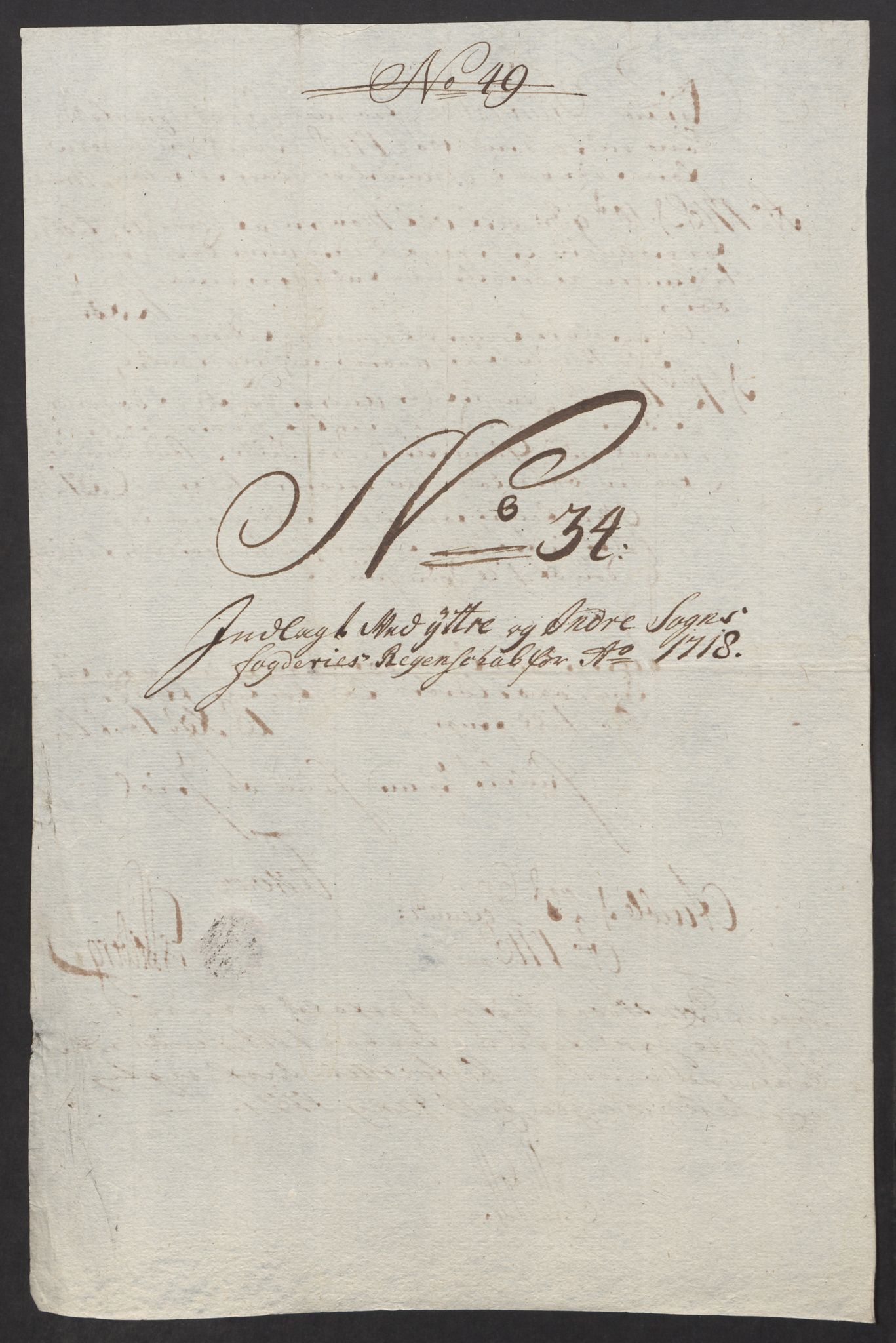 Rentekammeret inntil 1814, Reviderte regnskaper, Fogderegnskap, AV/RA-EA-4092/R52/L3321: Fogderegnskap Sogn, 1717-1718, p. 696