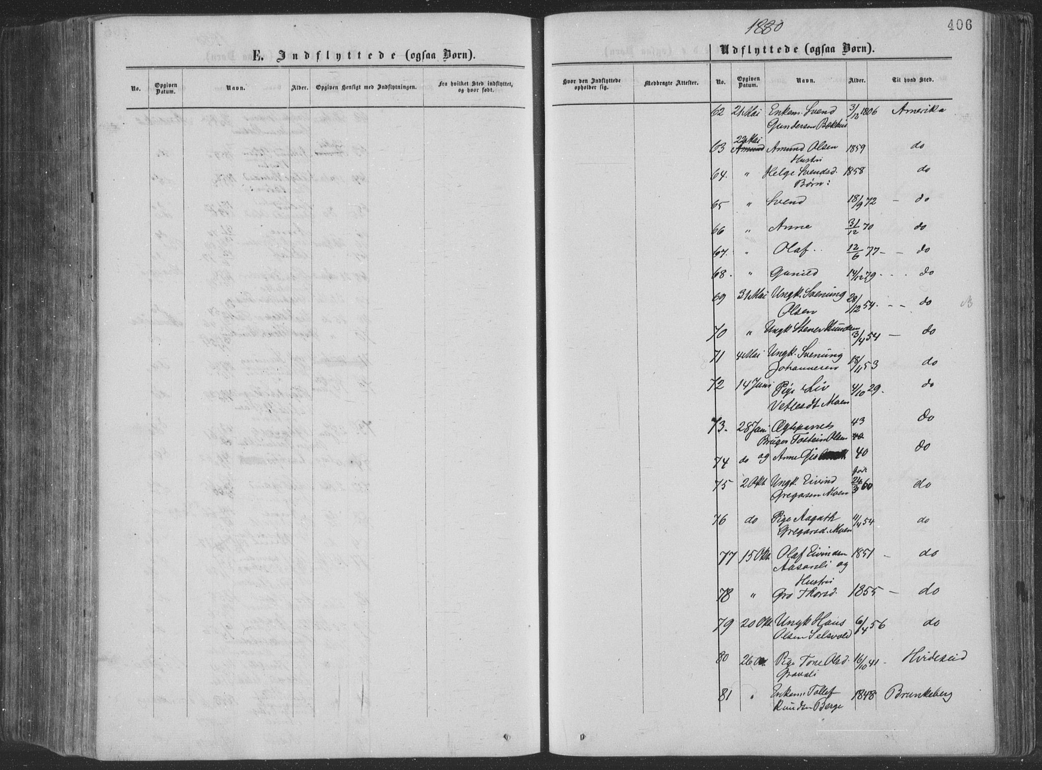 Seljord kirkebøker, SAKO/A-20/F/Fa/L0014: Parish register (official) no. I 14, 1877-1886, p. 406