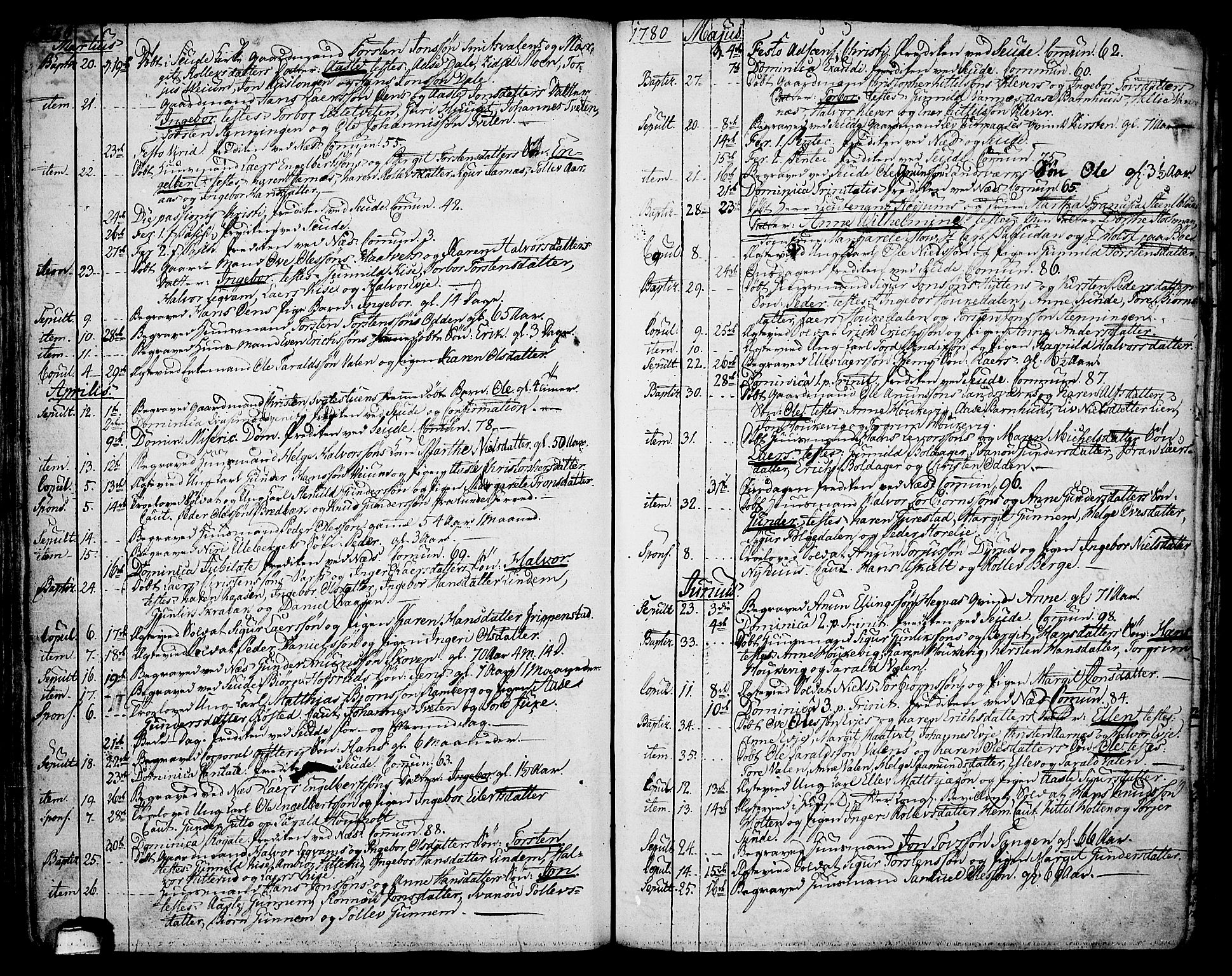 Sauherad kirkebøker, AV/SAKO-A-298/F/Fa/L0004: Parish register (official) no. I 4, 1767-1814