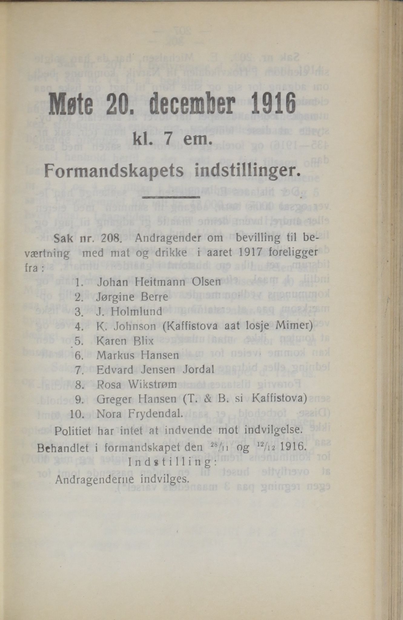 Narvik kommune. Formannskap , AIN/K-18050.150/A/Ab/L0006: Møtebok, 1916