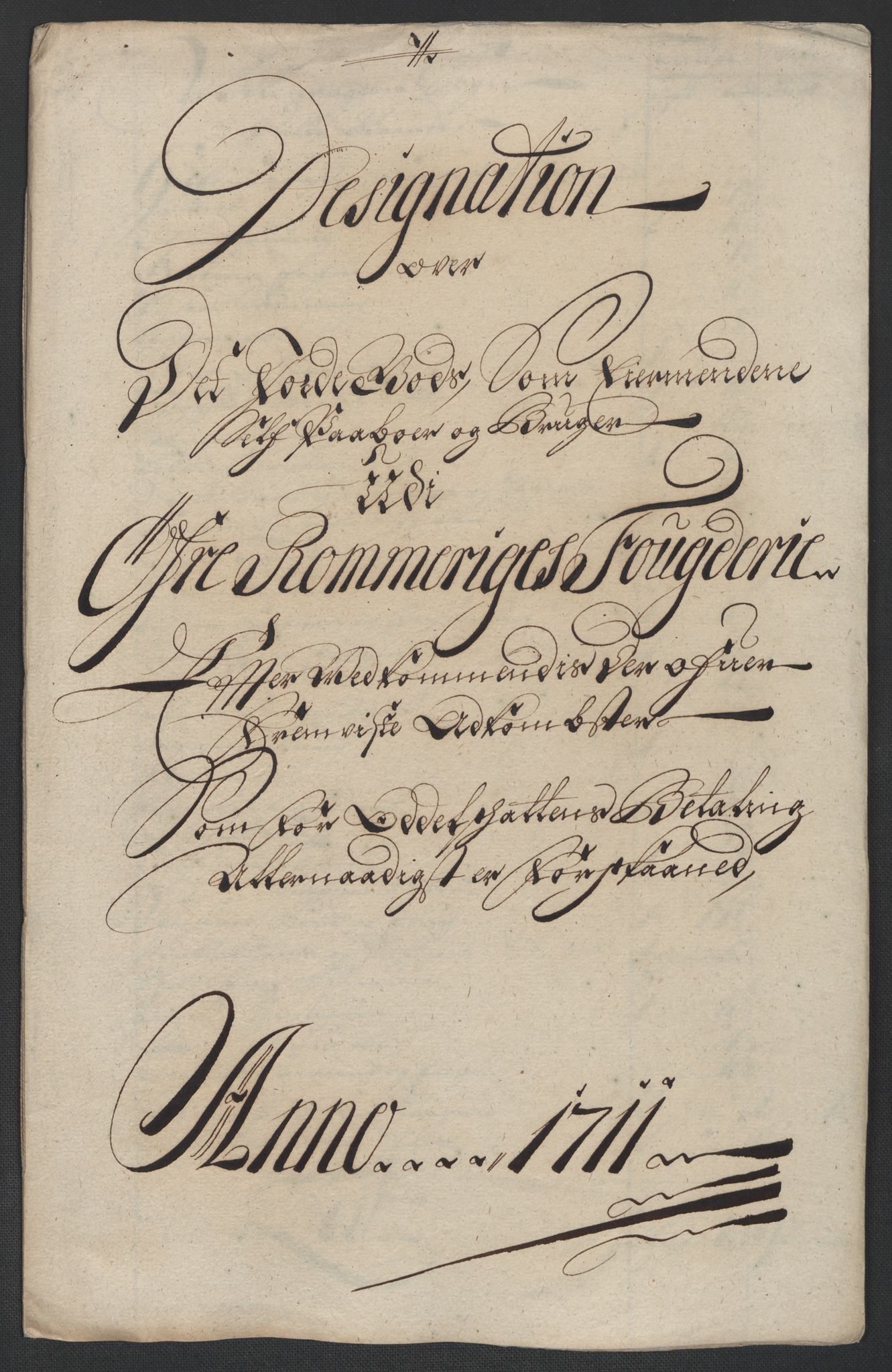 Rentekammeret inntil 1814, Reviderte regnskaper, Fogderegnskap, AV/RA-EA-4092/R12/L0720: Fogderegnskap Øvre Romerike, 1710-1711, p. 398