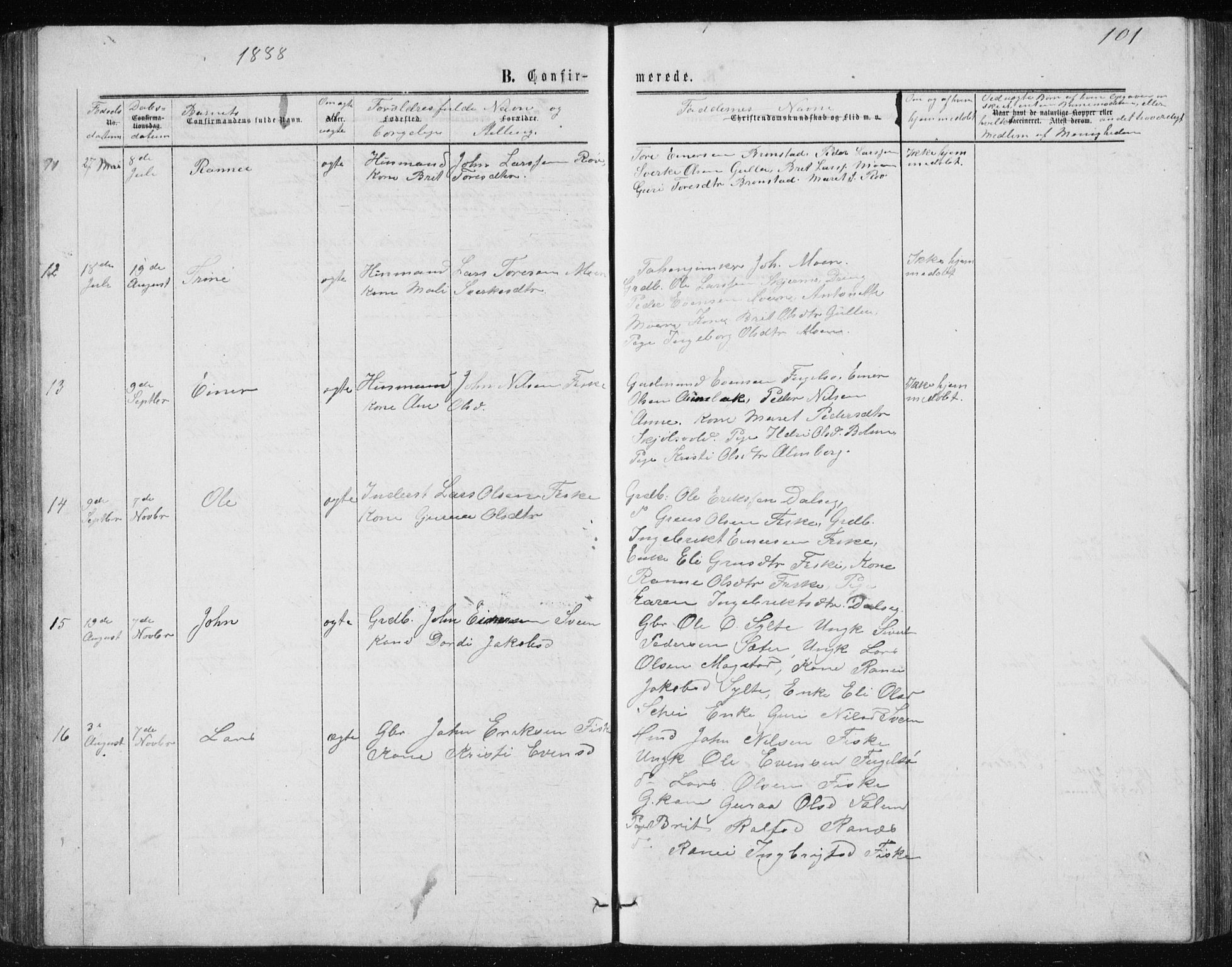 Ministerialprotokoller, klokkerbøker og fødselsregistre - Møre og Romsdal, AV/SAT-A-1454/597/L1064: Parish register (copy) no. 597C01, 1866-1898, p. 101