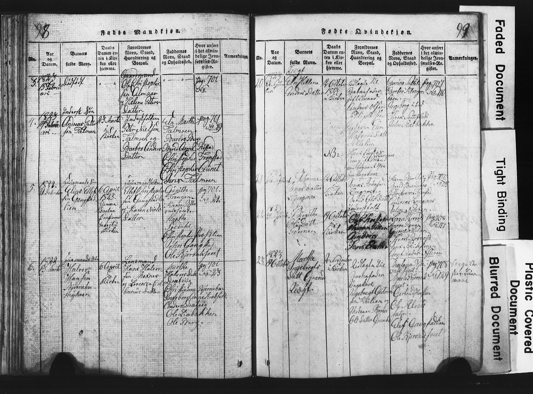 Ministerialprotokoller, klokkerbøker og fødselsregistre - Nord-Trøndelag, SAT/A-1458/701/L0017: Parish register (copy) no. 701C01, 1817-1825, p. 98-99