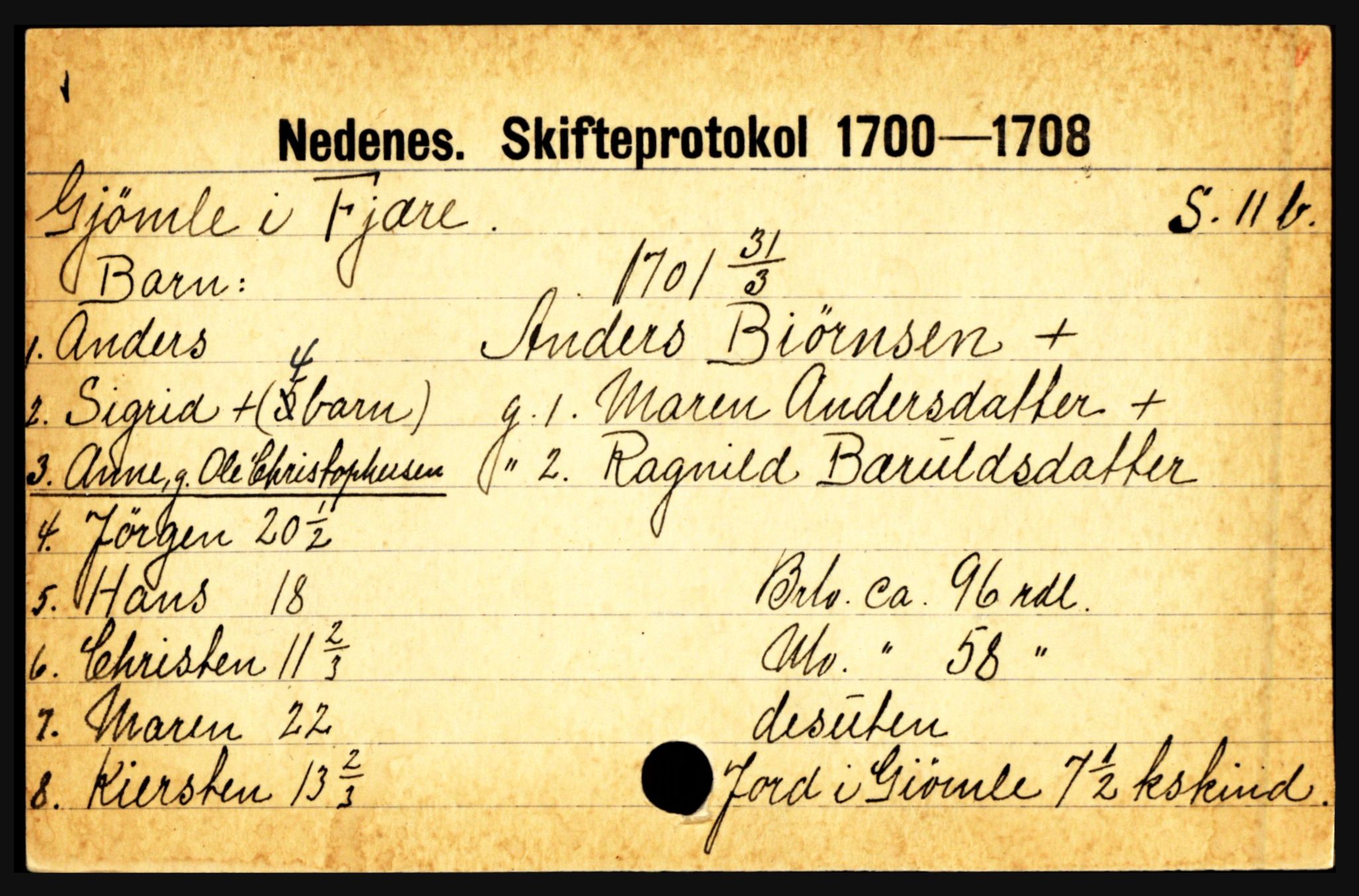 Nedenes sorenskriveri før 1824, AV/SAK-1221-0007/H, p. 9329