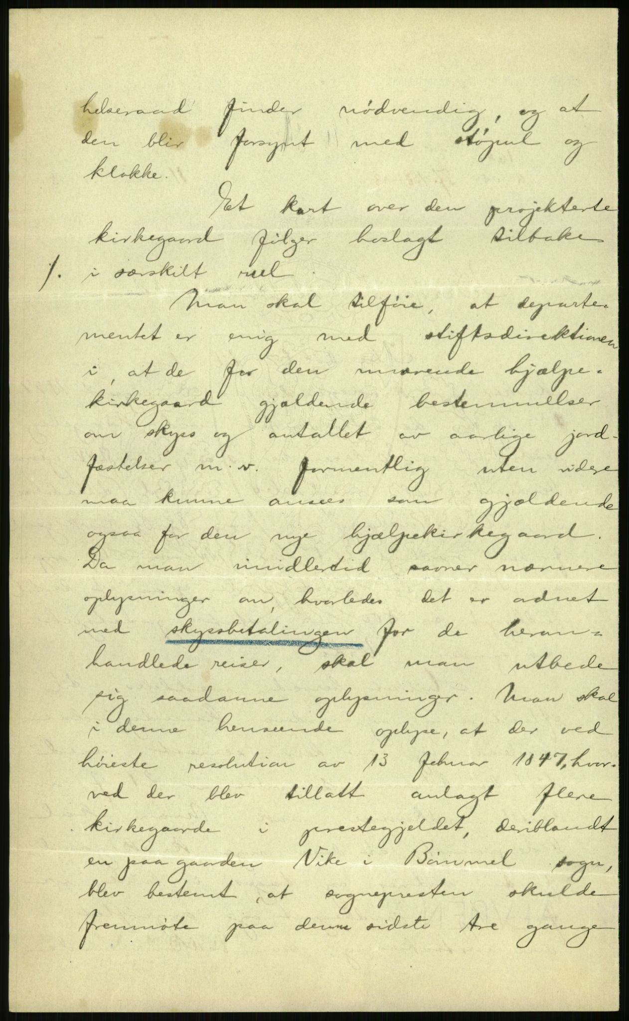 Kirke- og undervisningsdepartementet, Kontoret  for kirke og geistlighet A, AV/RA-S-1007/F/Fb/L0024: Finnås (gml. Føyen) - Fiskum se Eiker, 1838-1961, p. 877